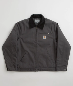 Core Fit Carhartt Detroit Jacket - Graphite / Black Rigid