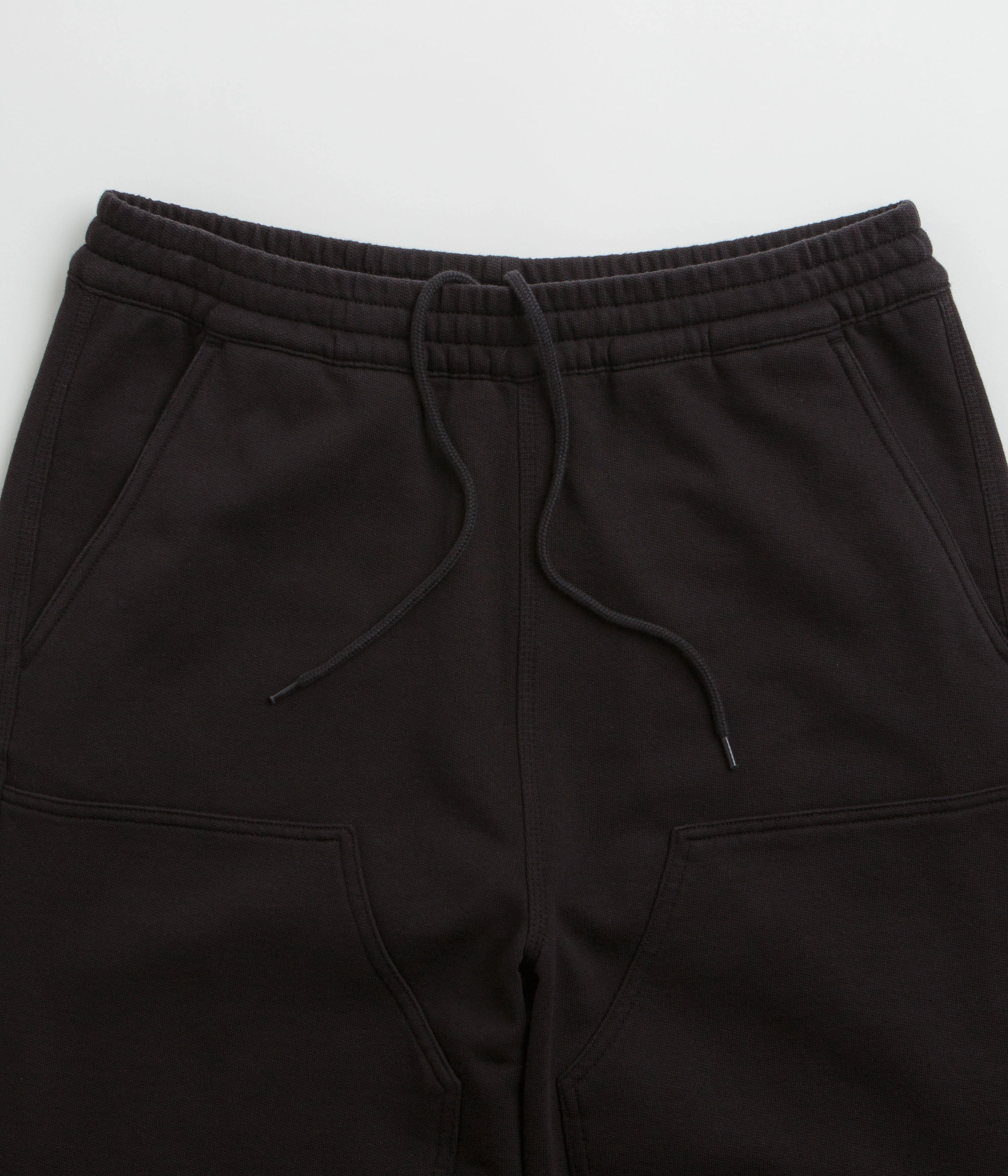 Carhartt Double Knee Sweatpants - Black Breathable back panel Fashionable Comfort