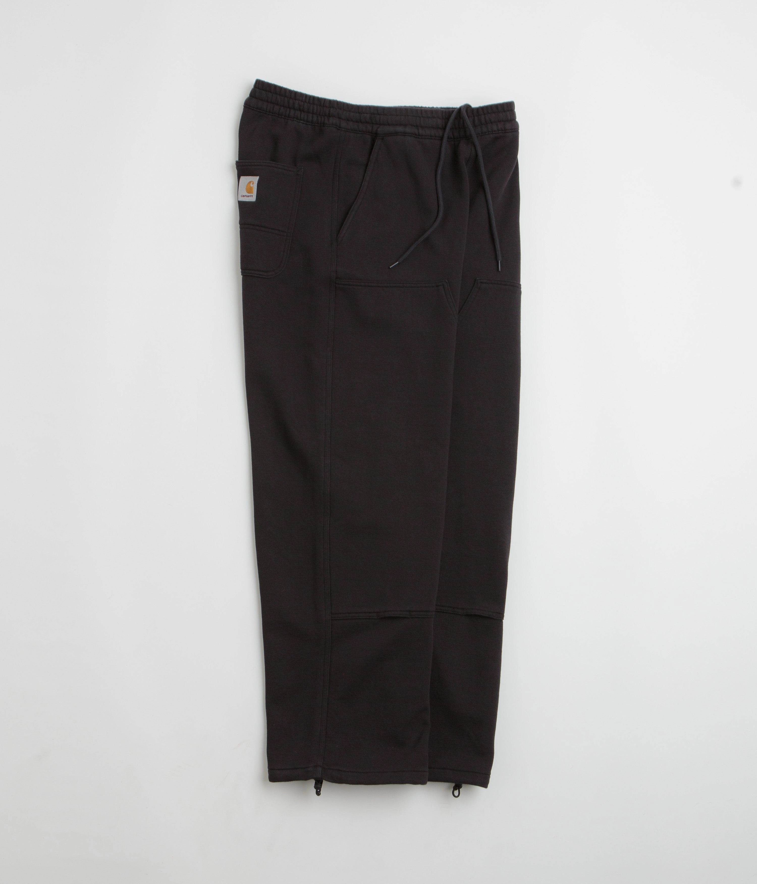 Carhartt Double Knee Sweatpants - Black LightweightWeave