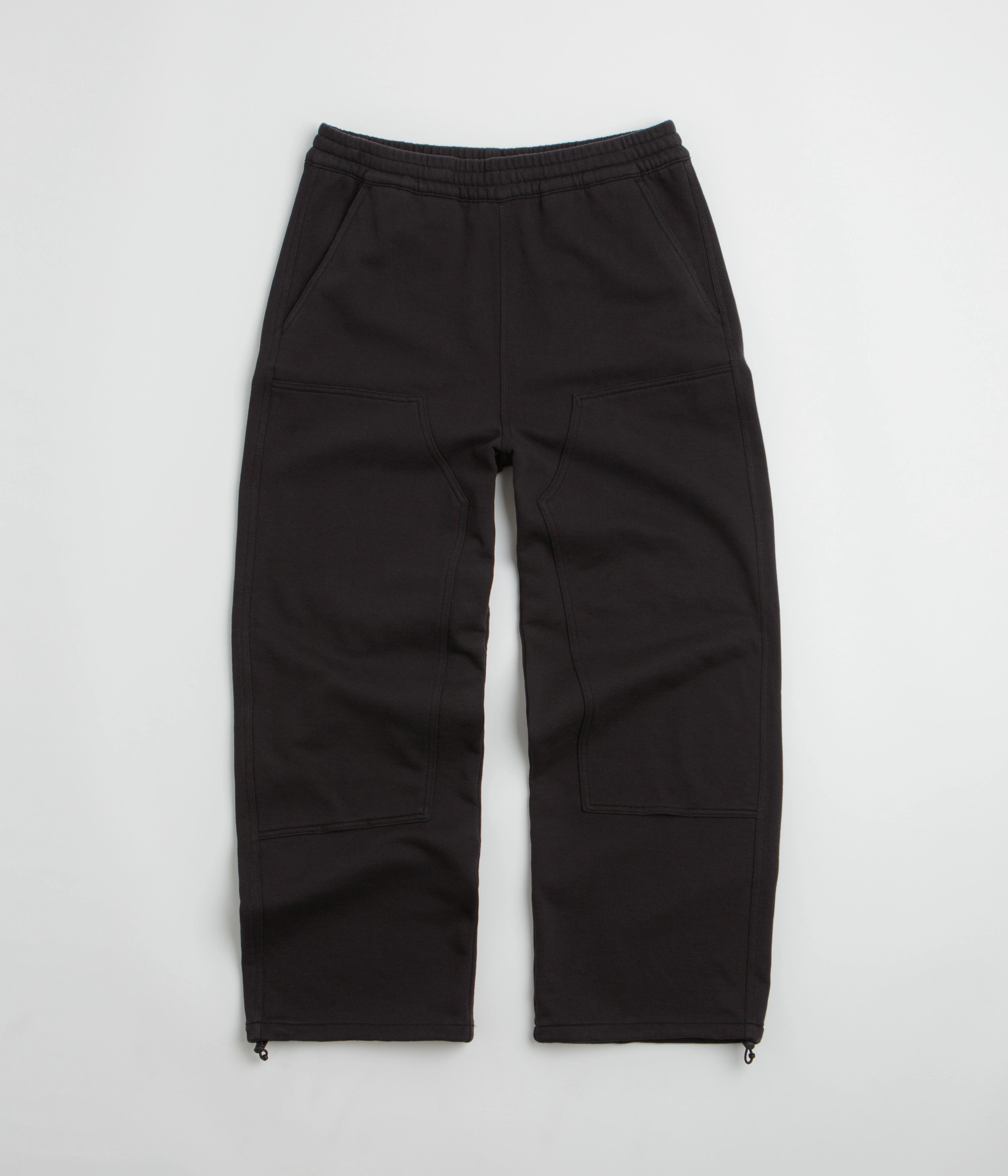 Carhartt Double Knee Sweatpants - Black HypoallergenicFabric Lightweight Weave