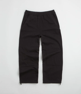 Carhartt Double Knee Sweatpants - Black HypoallergenicFabric Lightweight Weave