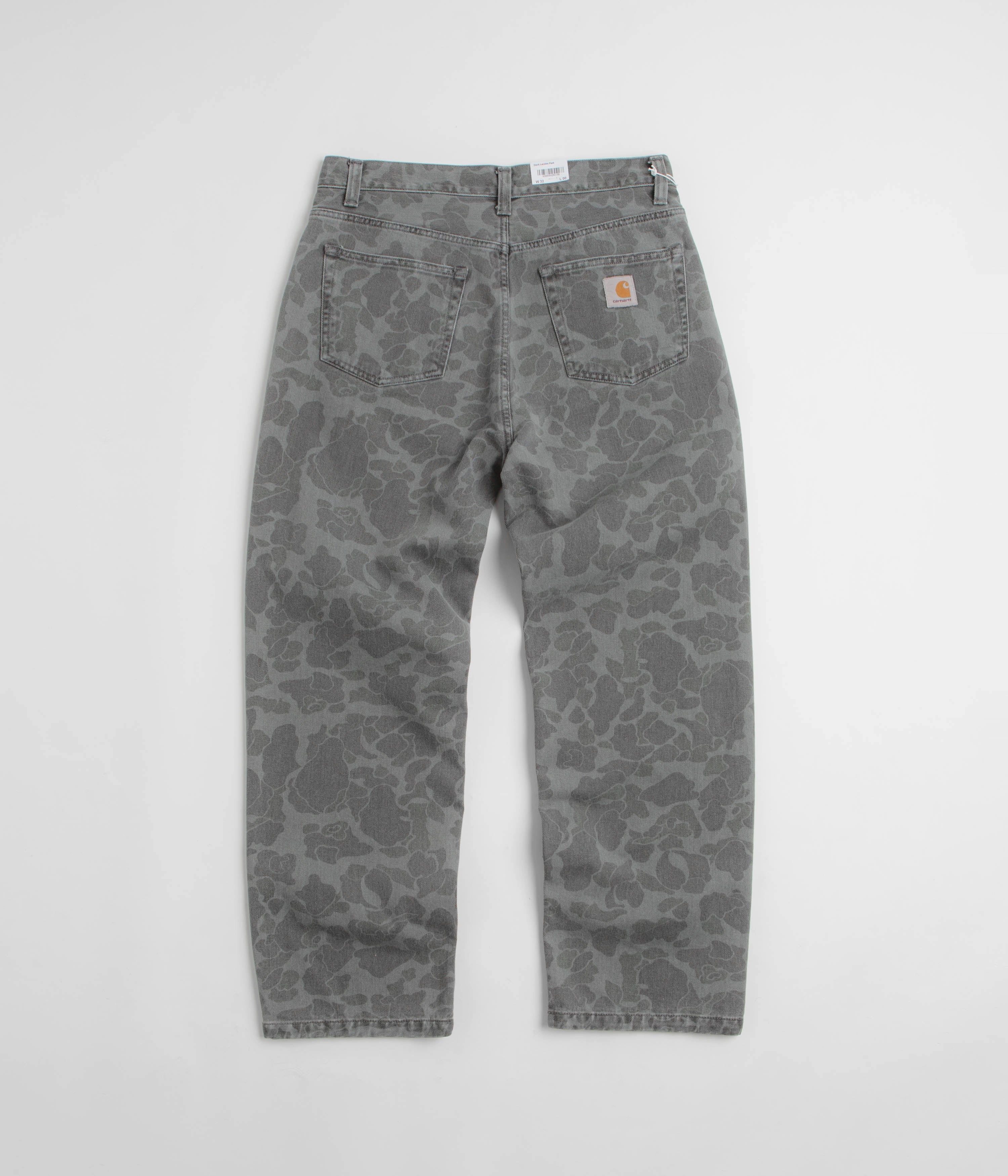 Ultimate Comfort Carhartt Duck Landon Pants - Camo Duck / Black Heavy Bleached
