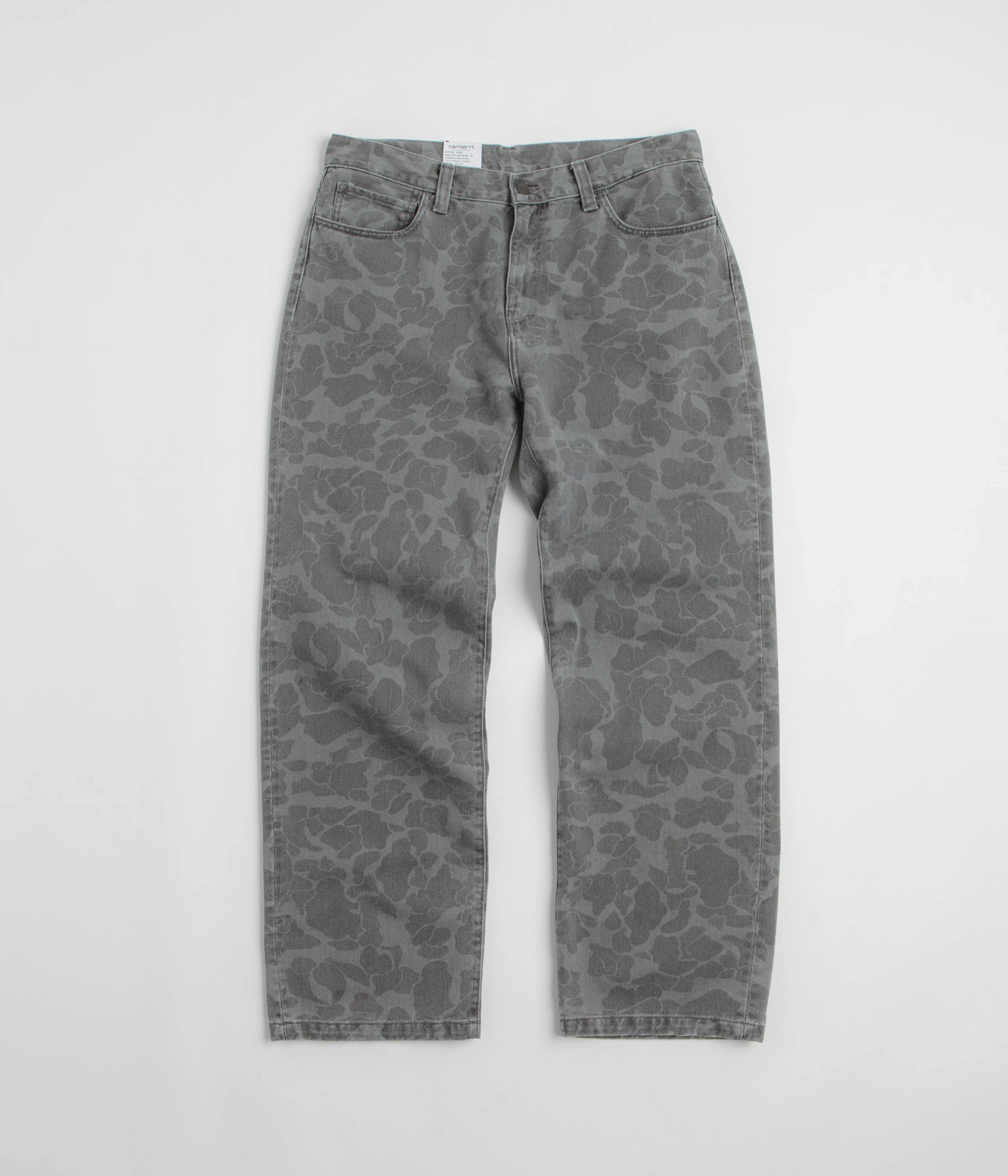 Carhartt Duck Landon Pants - Camo Duck / Black Heavy Bleached Chic Design Wear