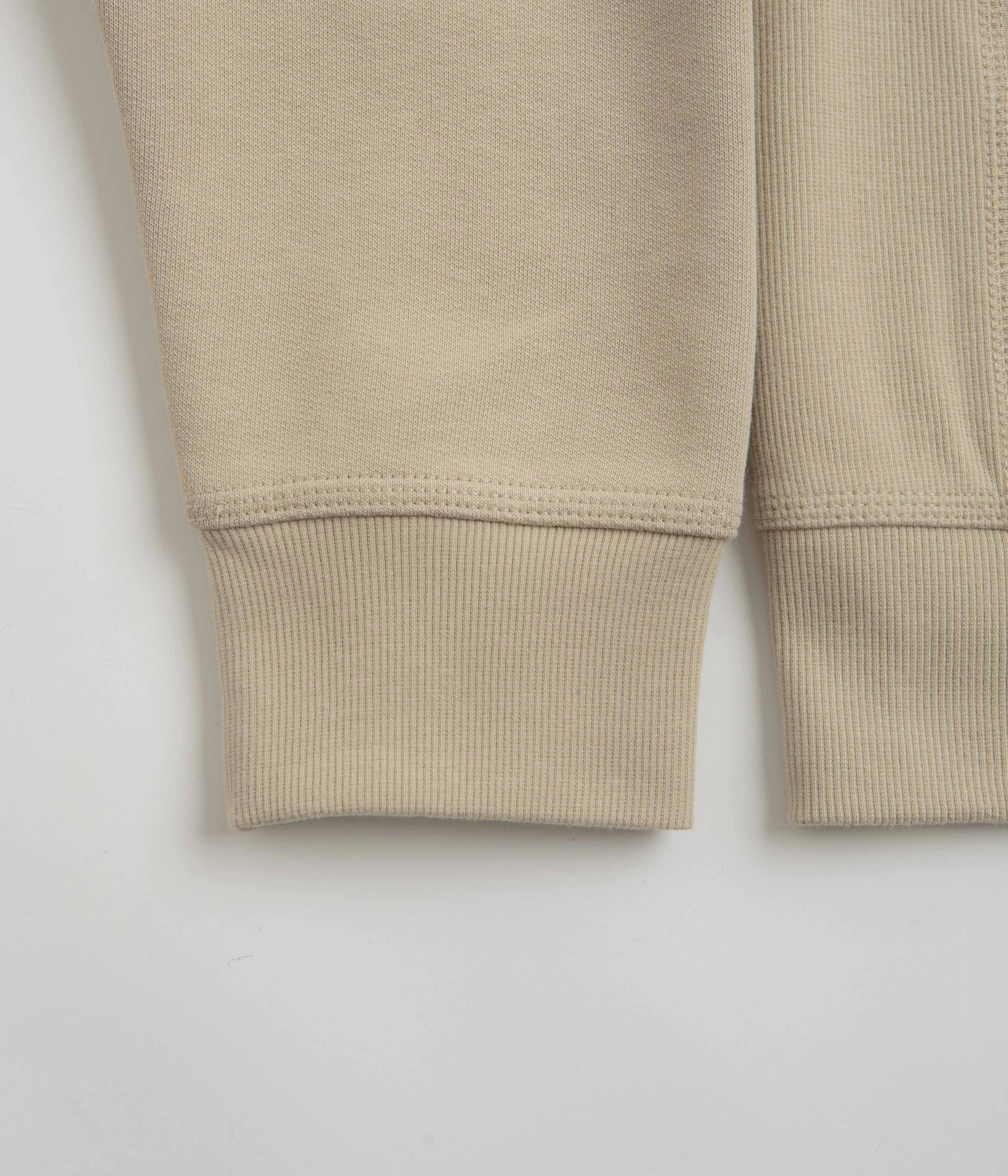 Street Bold Carhartt Half Zip American Script Sweatshirt - Fleur De Sel