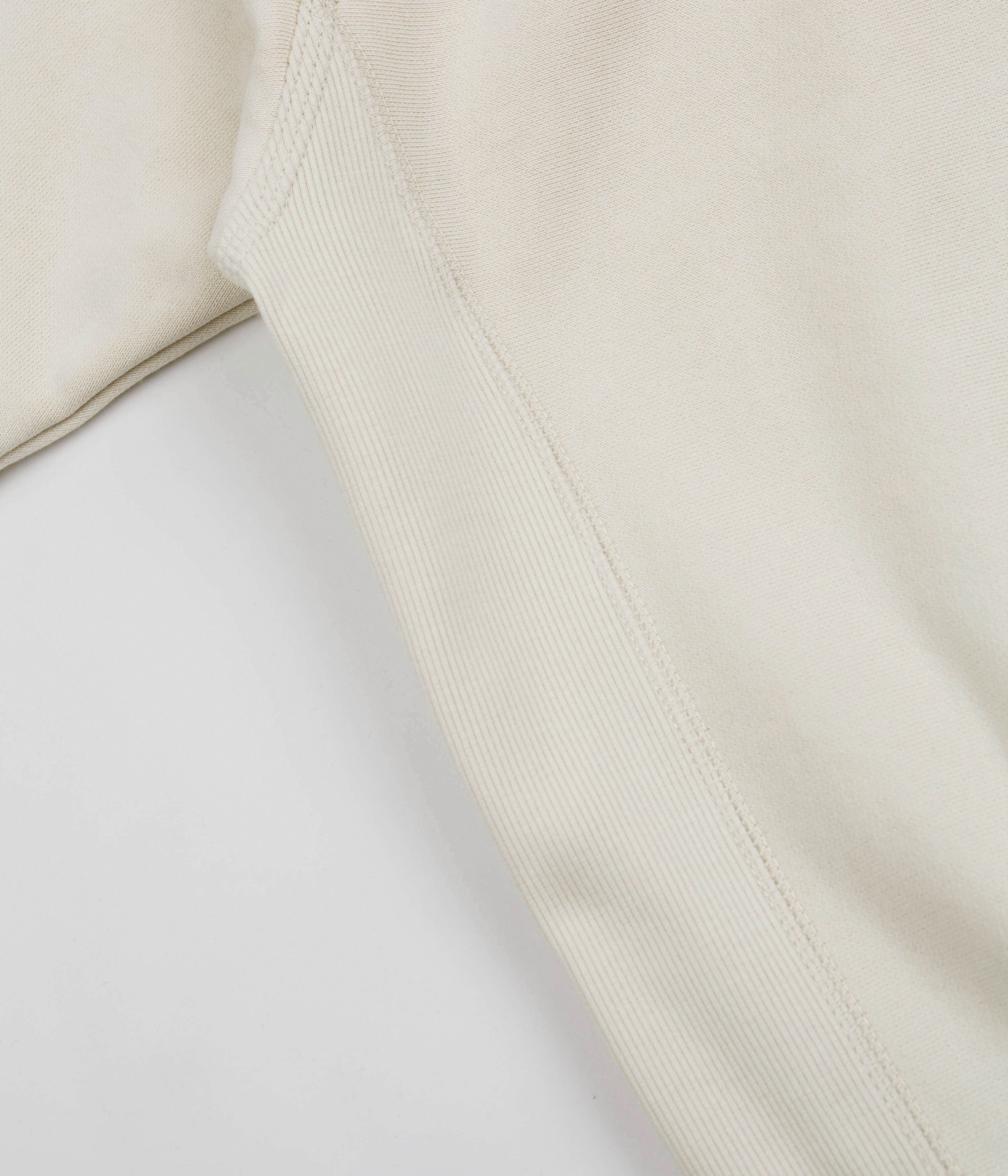 Relaxed Vibes skiing suitable Carhartt Half Zip American Script Sweatshirt - Natural