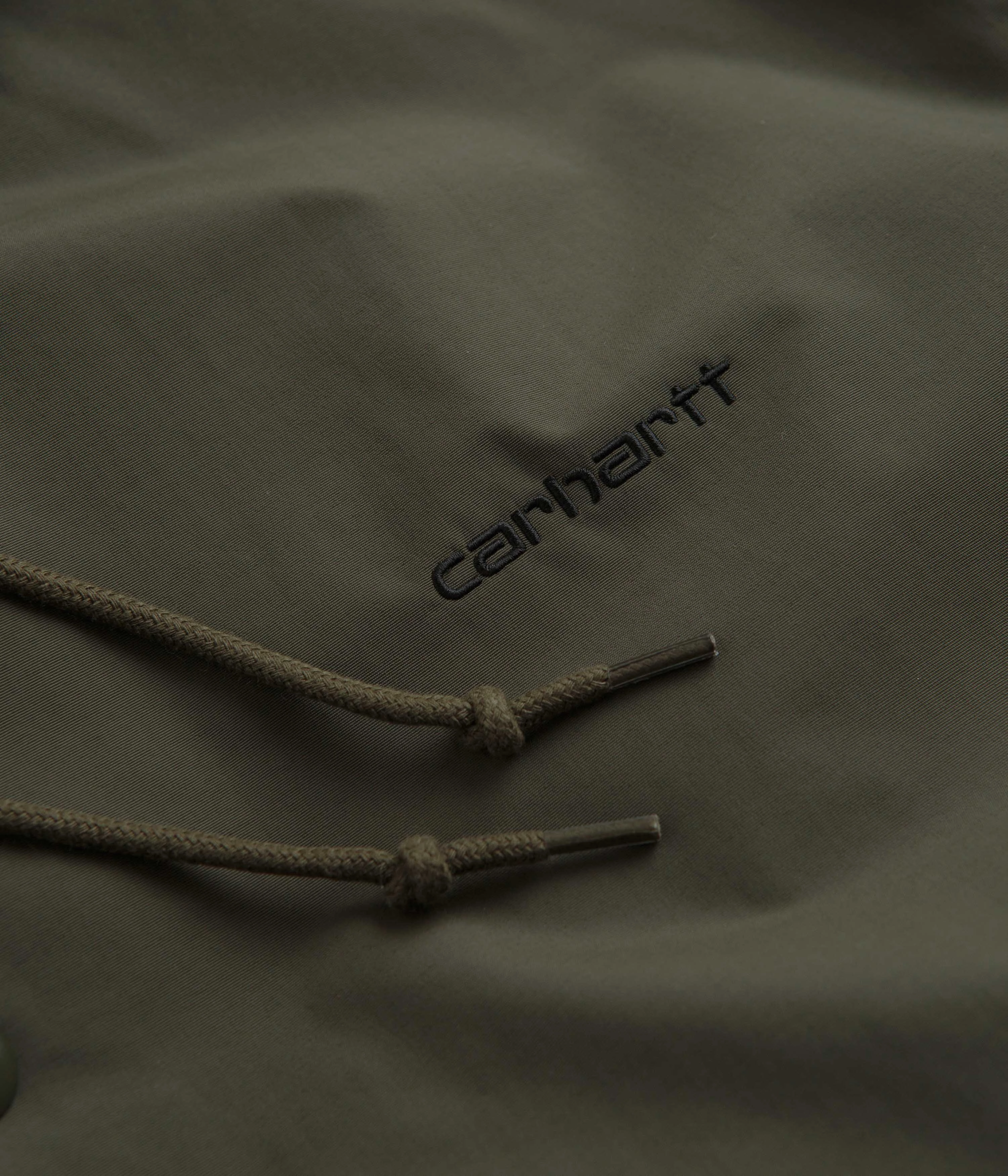 Carhartt Hooded Coach Jacket - Cypress / Black suitable for fashion contests Travel Day