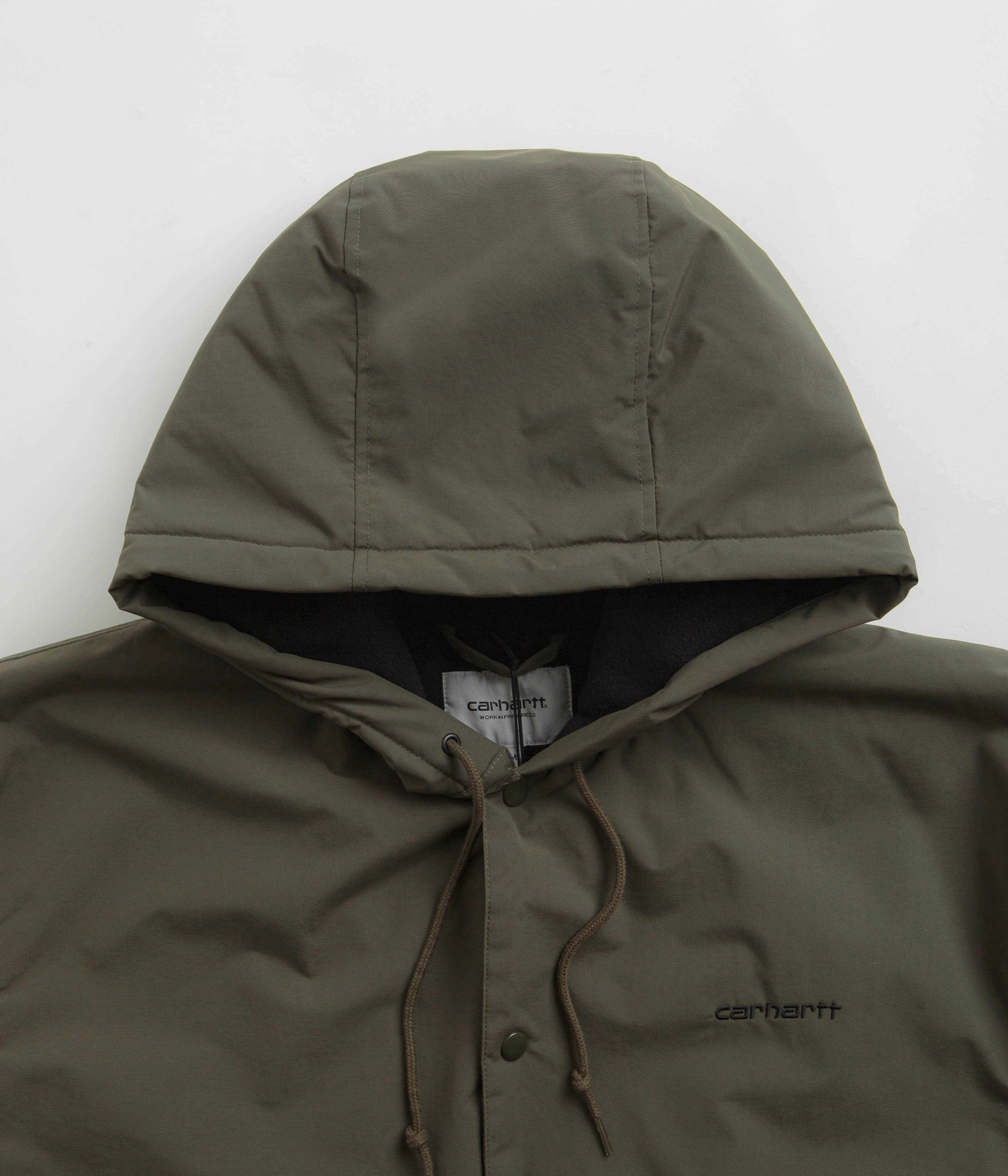 flight travel Carhartt Hooded Coach Jacket - Cypress / Black