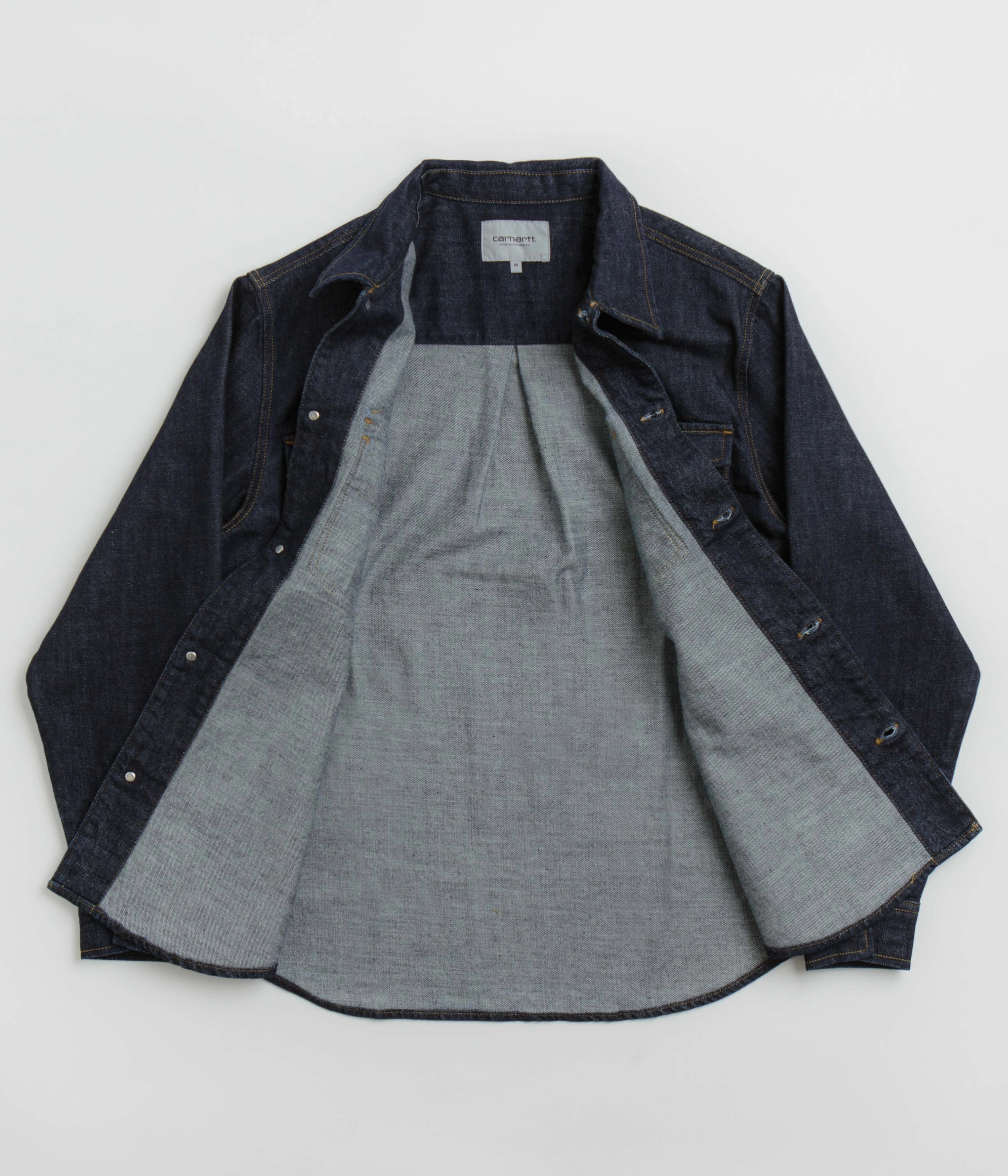 Nail-polish Carhartt Lincoln Shirt Jacket - Blue Rinsed