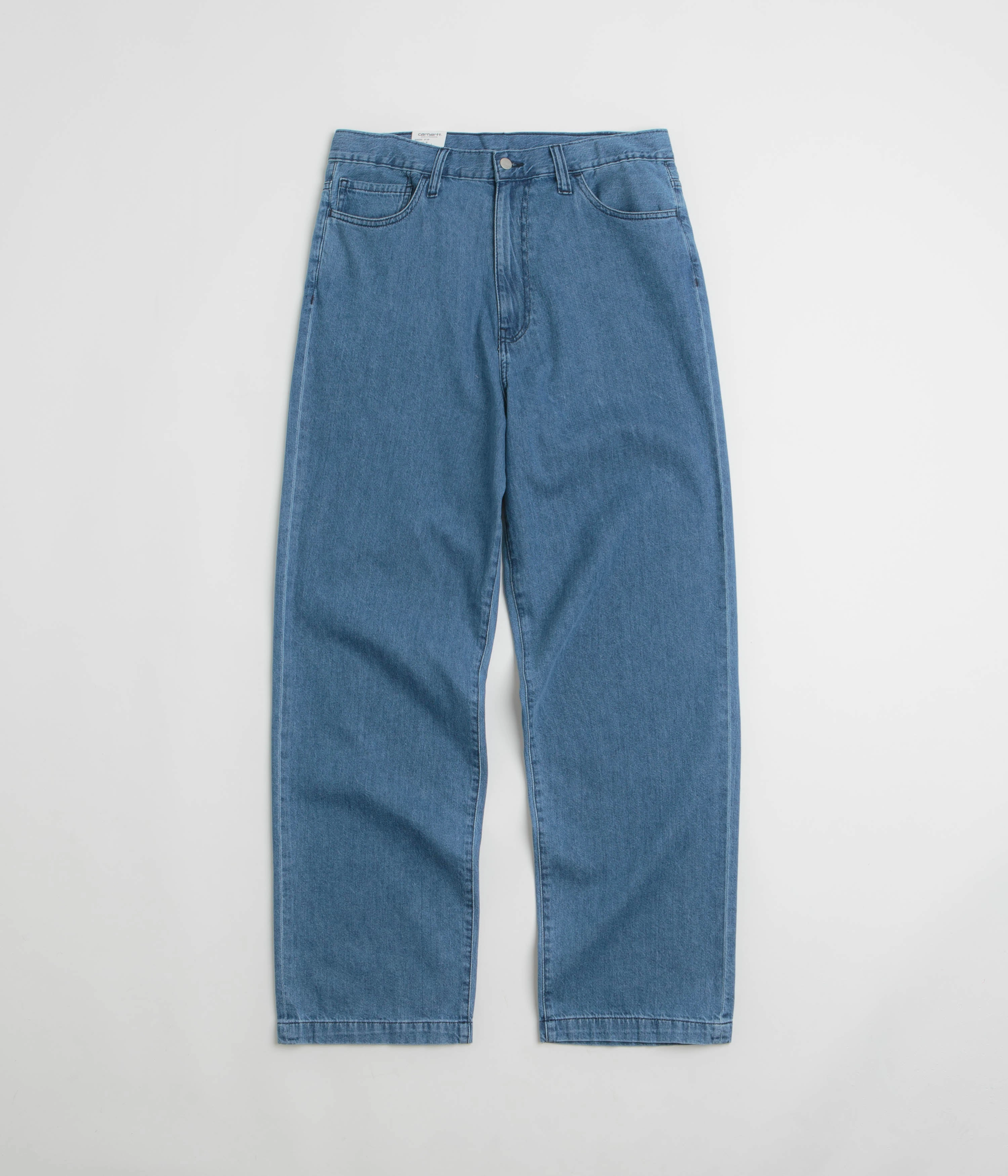 Carhartt Lucas Pants - Blue Stone Washed Shopping Day Adult Fashion Athlete Fit