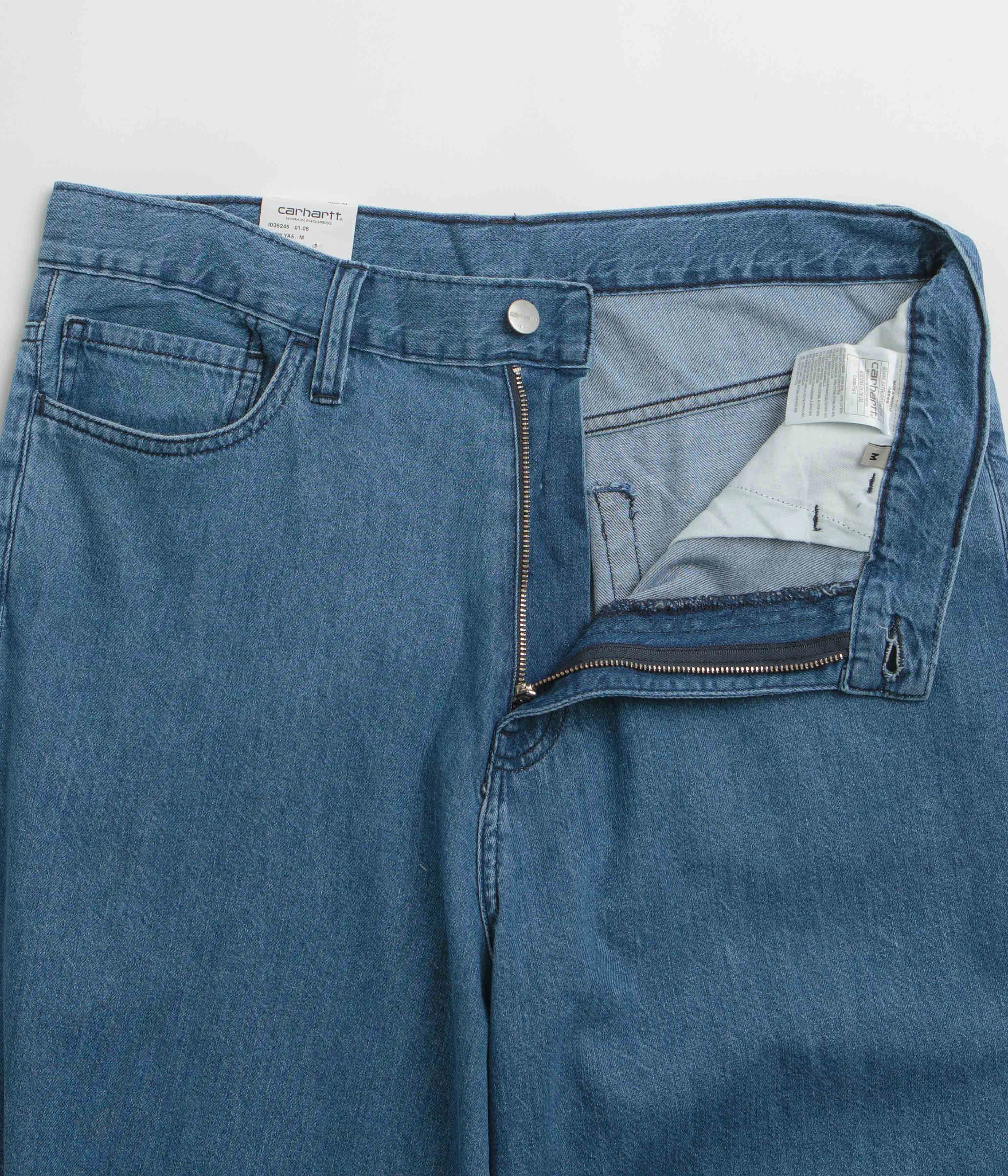 Odor Control Coating Carhartt Lucas Pants - Blue Stone Washed