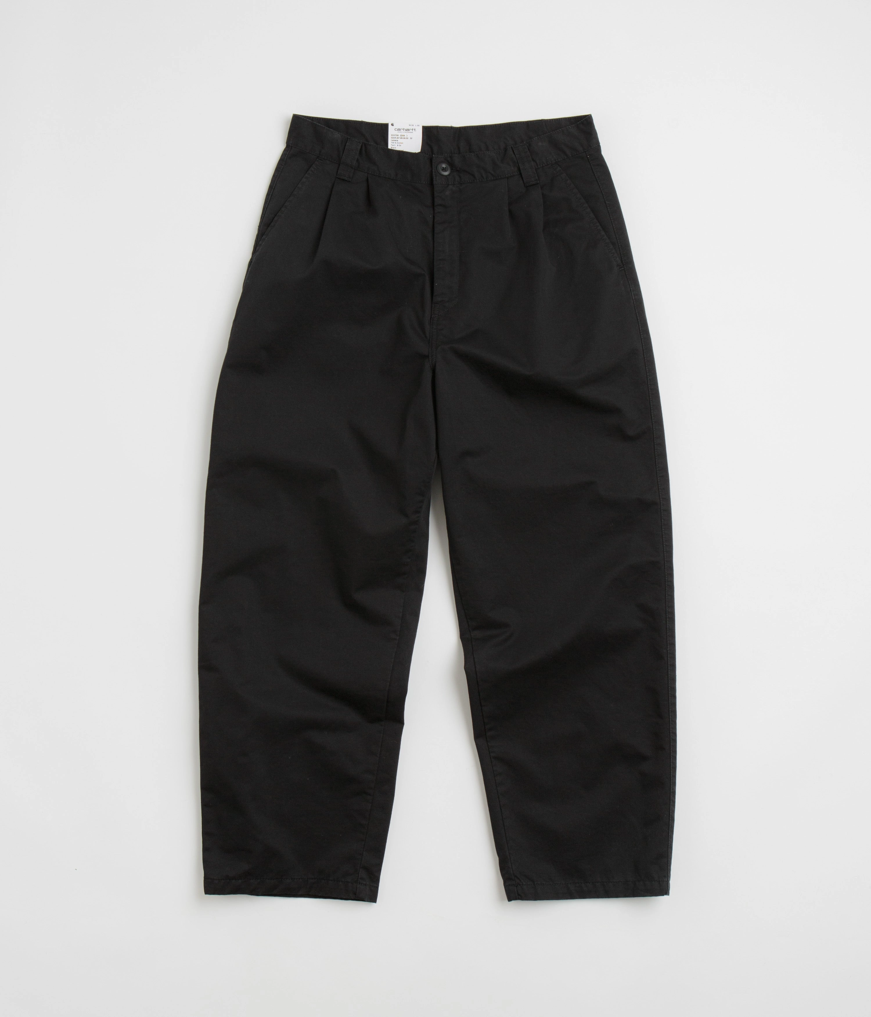 Carhartt Merrick Pants - Stone Washed Black High Rise