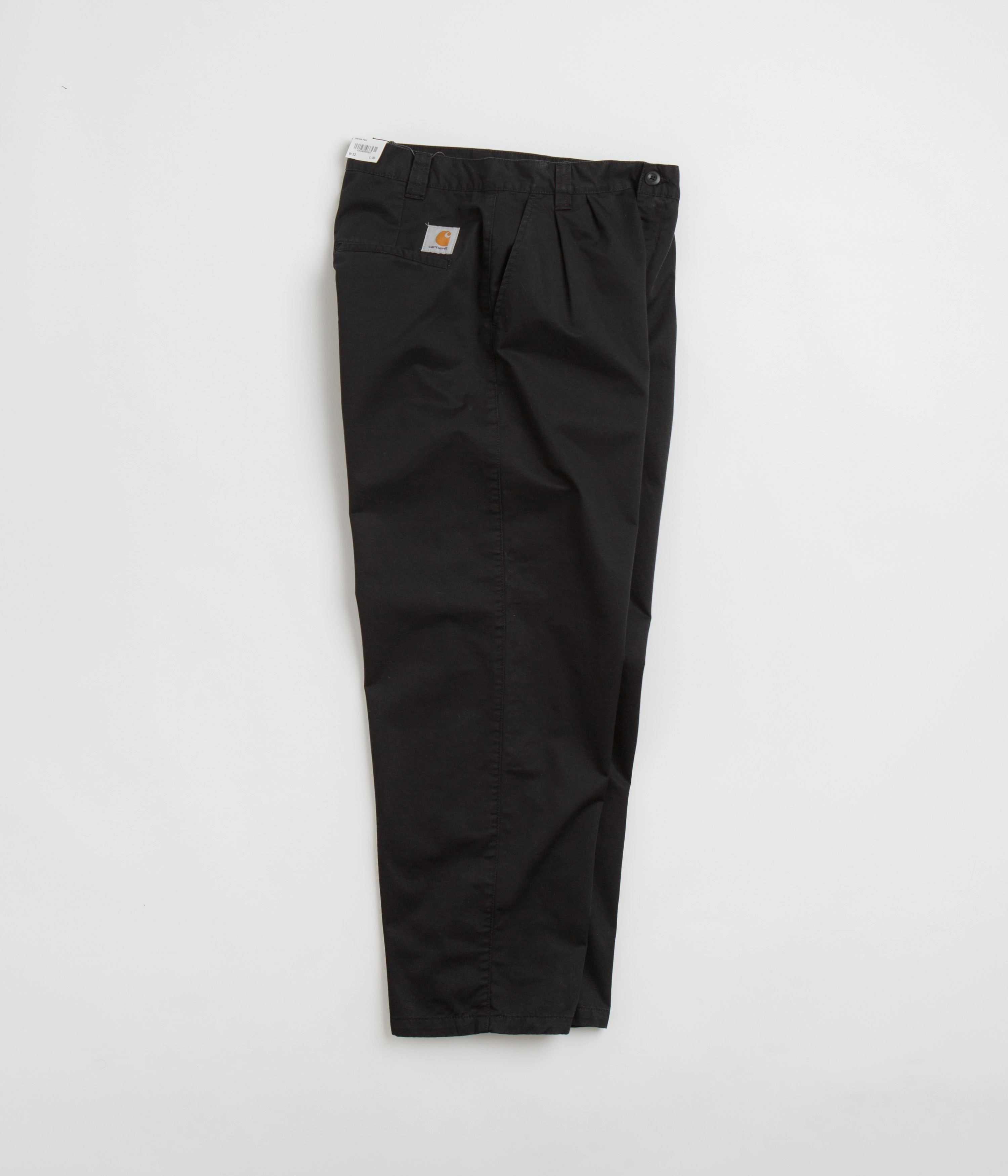 Casual Comfort Fit Flattering Comfort Wear Carhartt Merrick Pants - Stone Washed Black