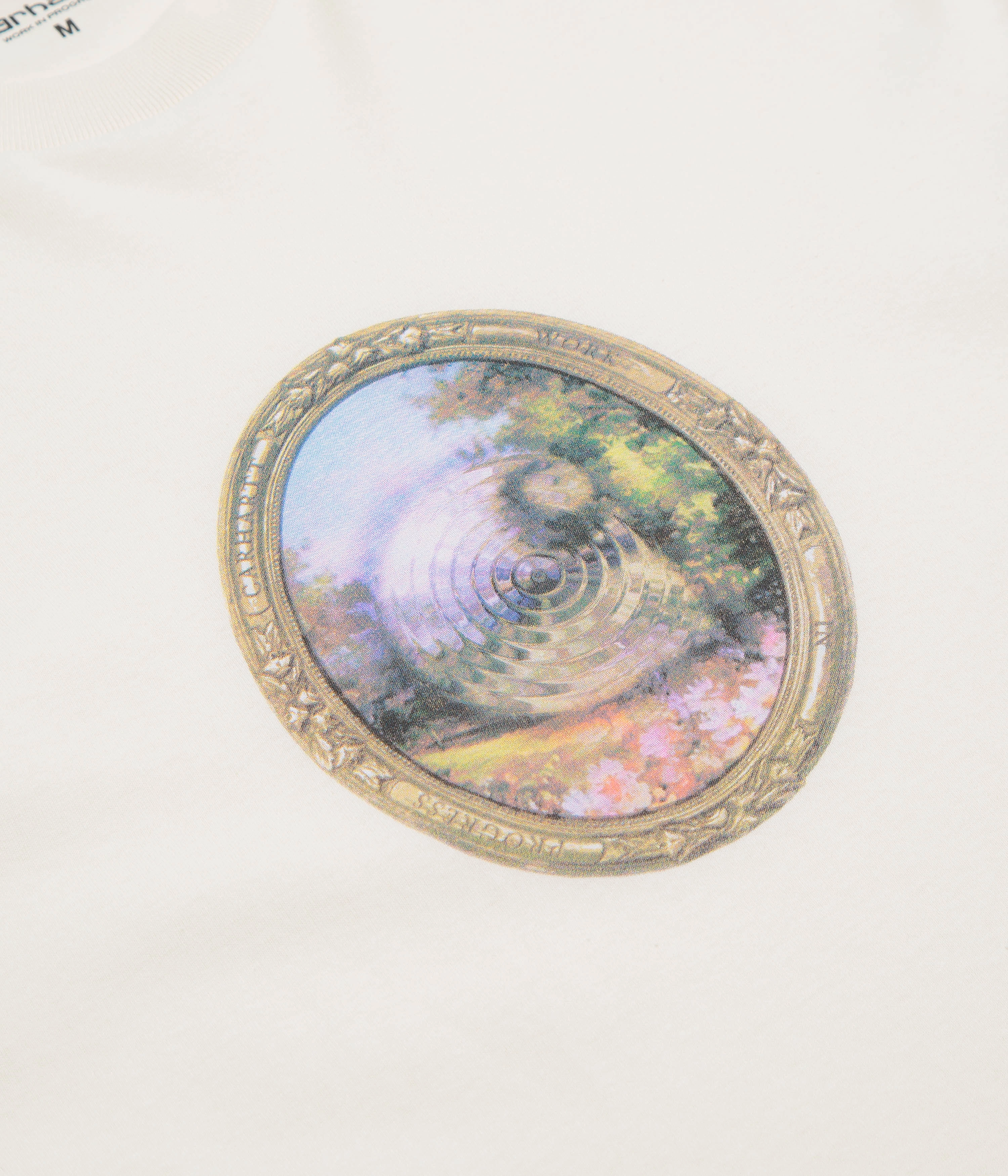 Playful Design Embroidered Carhartt Mirror T-Shirt - Wax