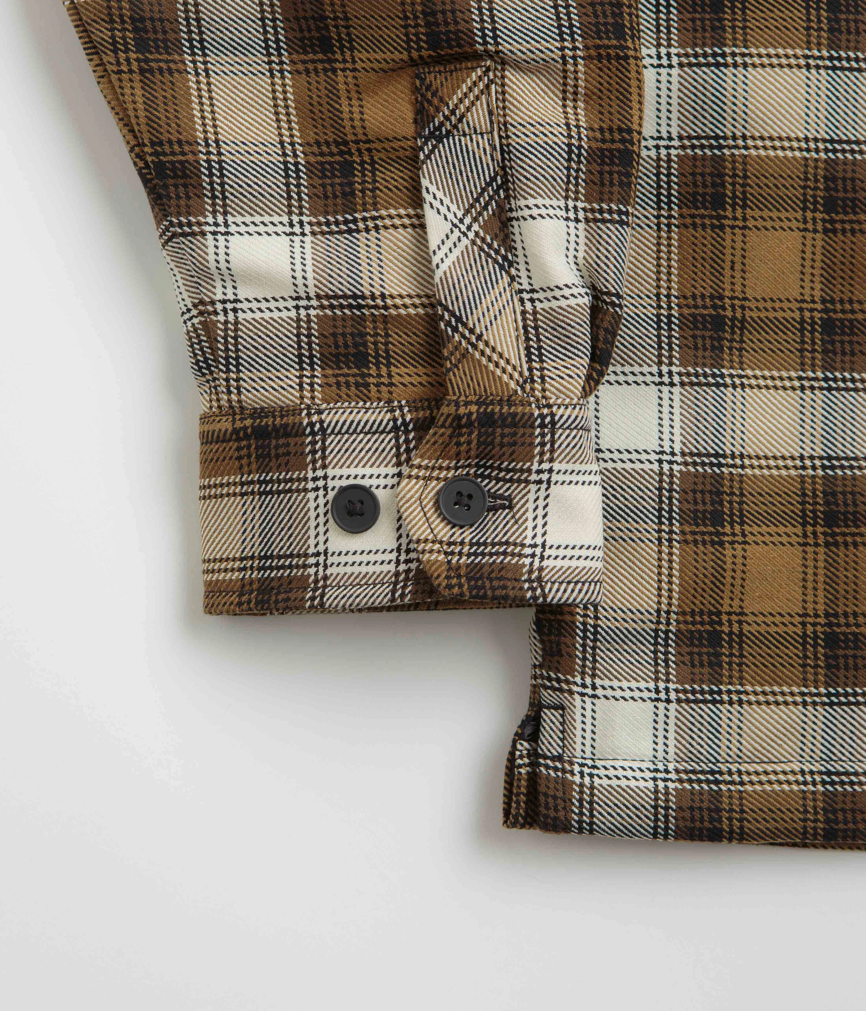 baristas Carhartt Monahan Shirt Jacket - Monahan Check / Hamilton Brown