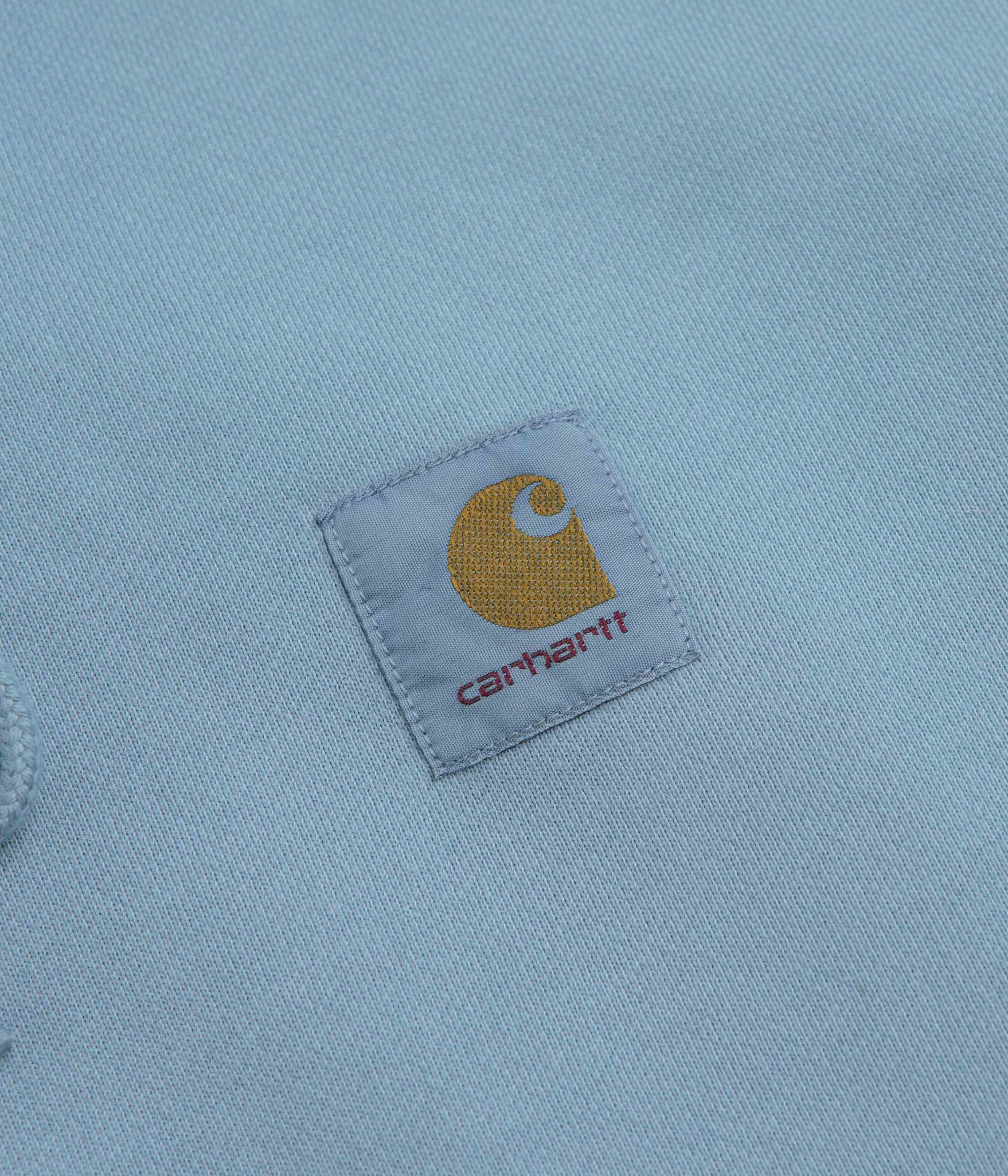 Stain Protection Mesh Lined Hood Carhartt Nelson Hoodie - Clay Blue