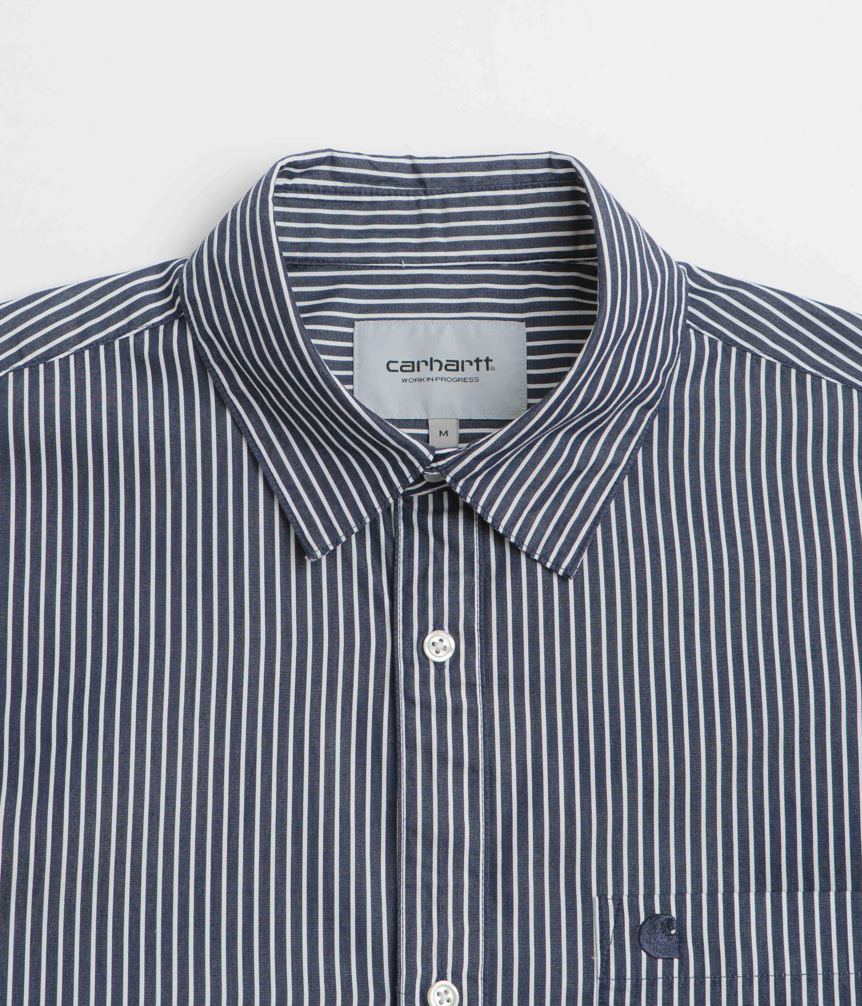 Unisex Design Carhartt Notus Shirt - Arvin Stripe / Space