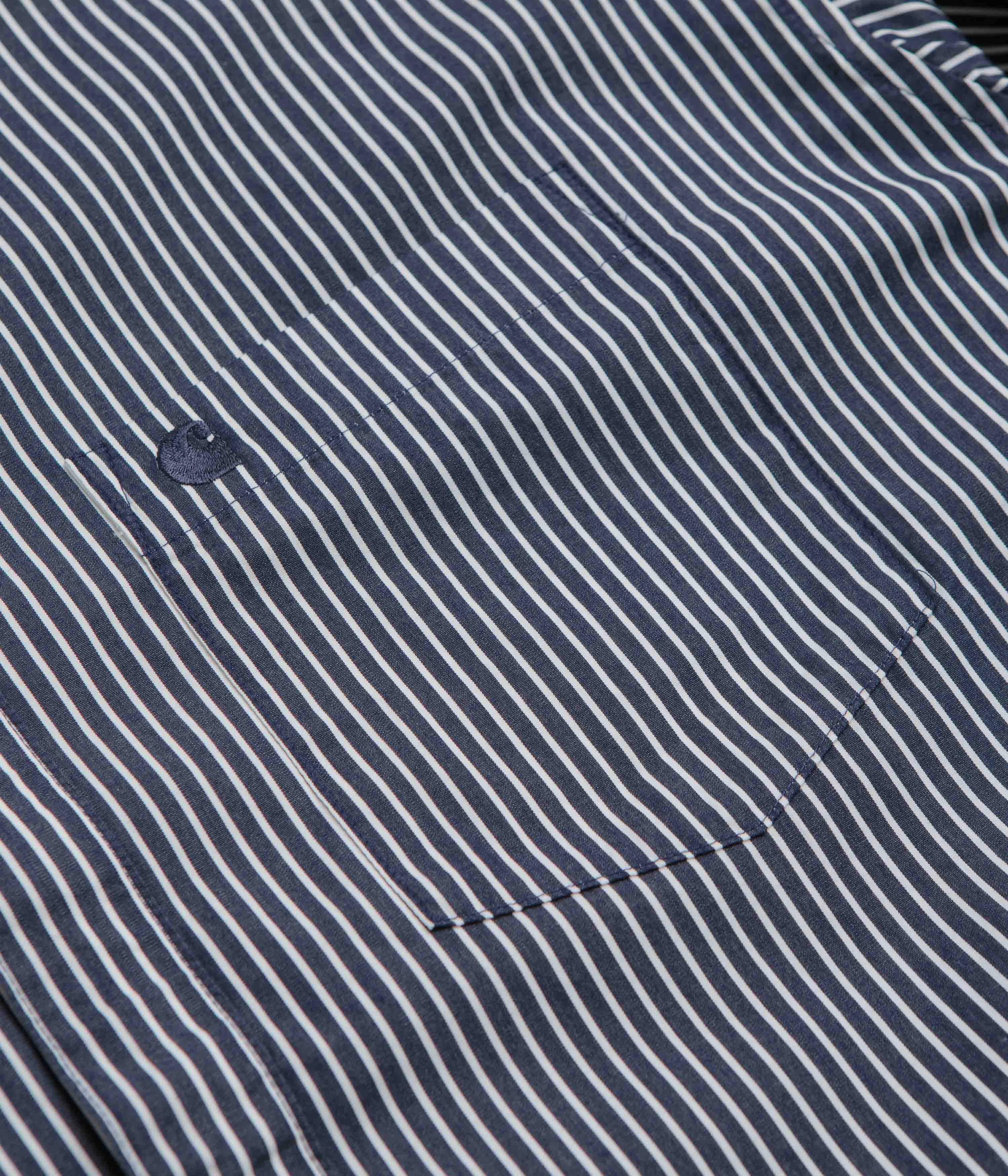 Short Sleeve Carhartt Notus Shirt - Arvin Stripe / Space