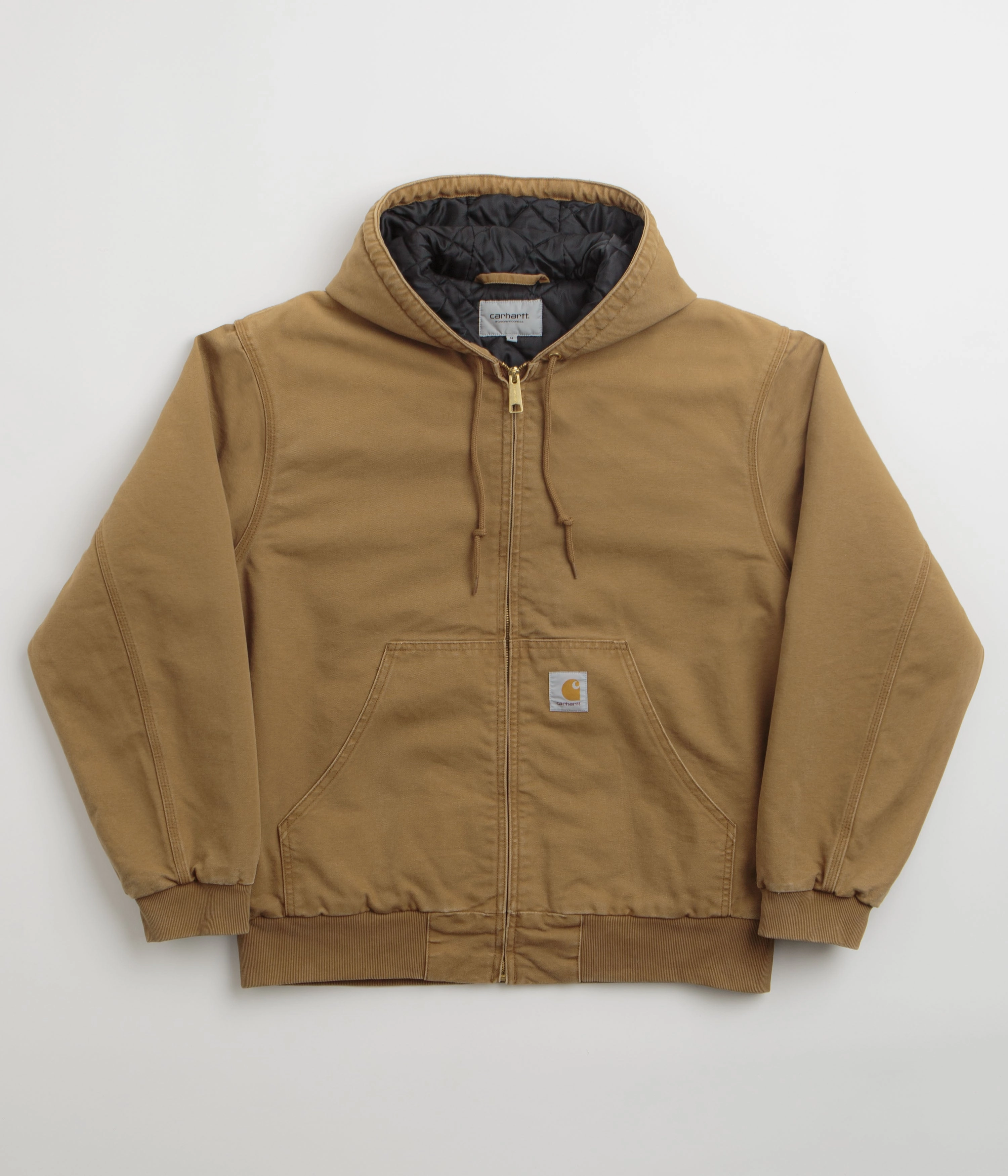 Wind Safe Carhartt OG Active Jacket - Hamilton Brown Stone Canvas