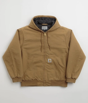 Wind Safe Carhartt OG Active Jacket - Hamilton Brown Stone Canvas
