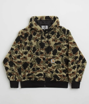 Carhartt OG Active Liner Fleece - Camo Duck Jacquard / Green Snug Fit