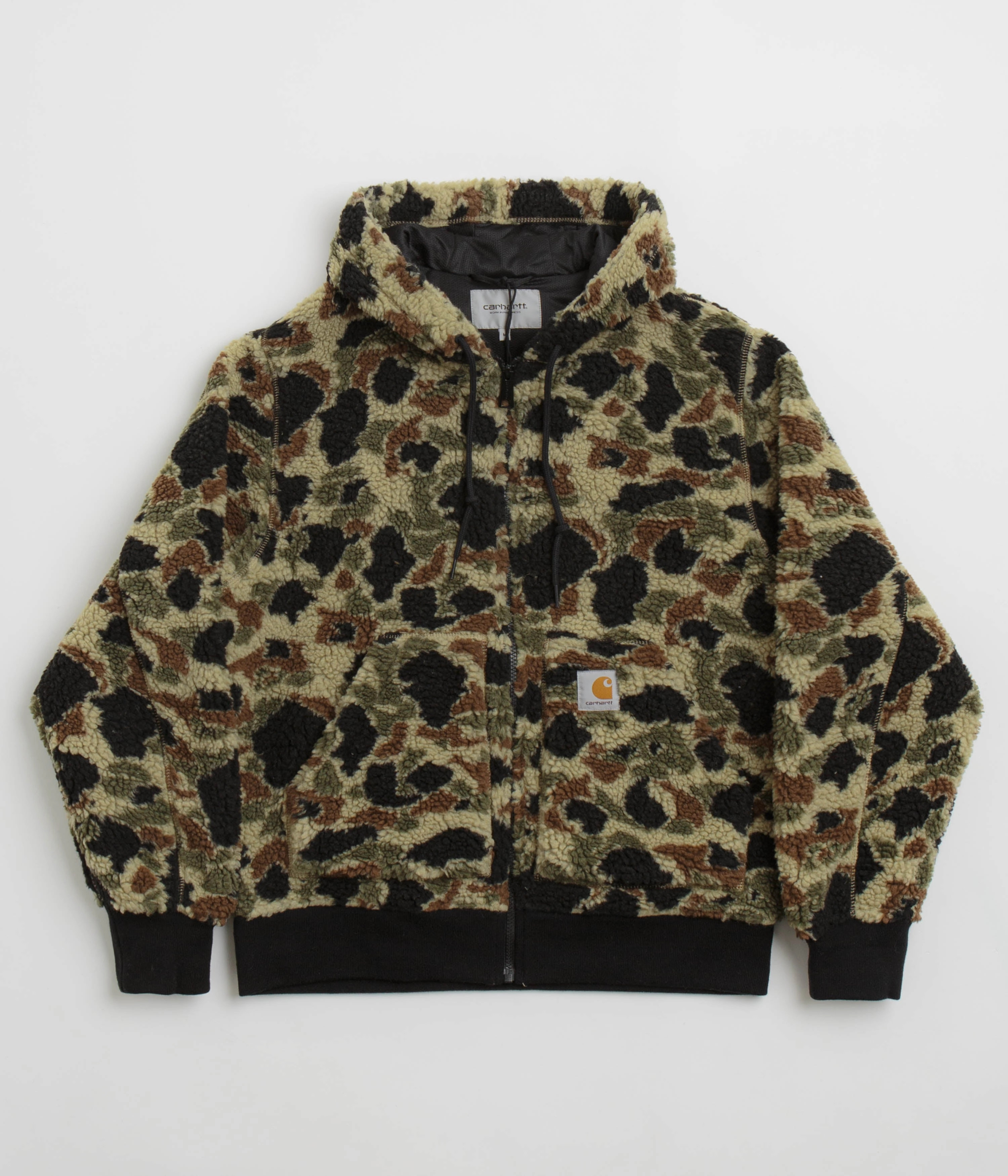 Carhartt OG Active Liner Fleece - Camo Duck Jacquard / Green Snug Fit