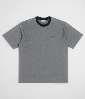 Carhartt Pique T-Shirt - Black / White / Black Soft Design