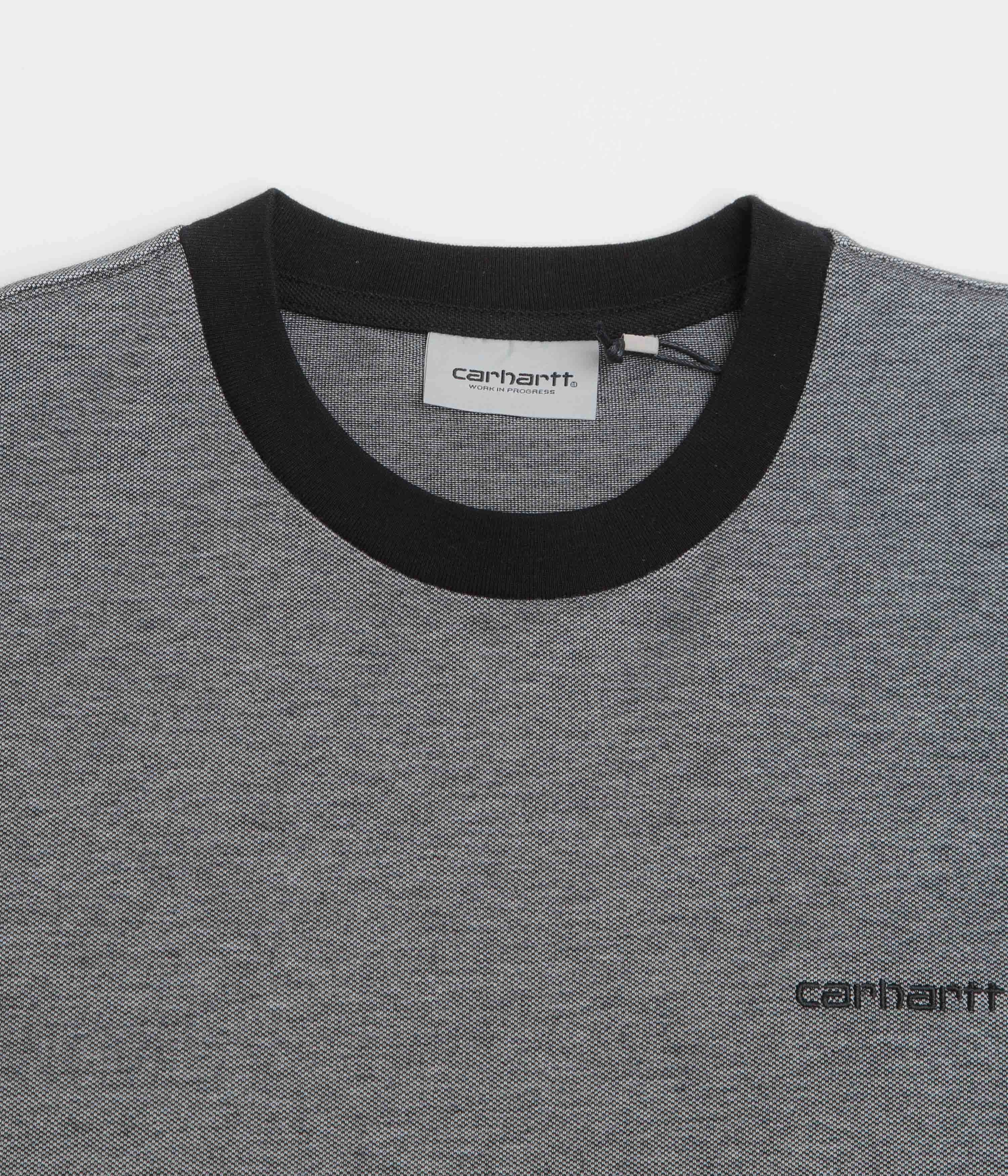 Carhartt Pique T-Shirt - Black / White / Black Sporty essentials