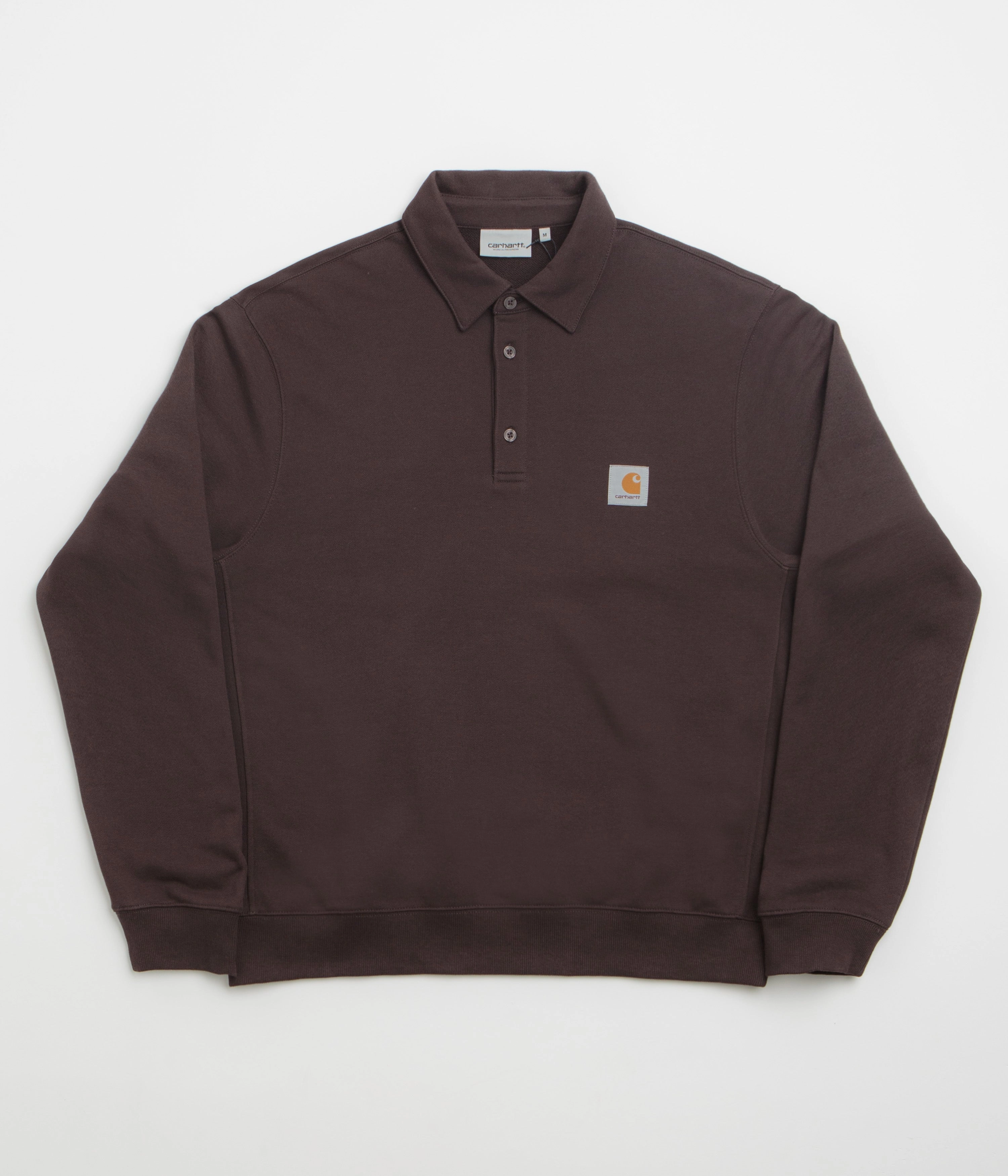 Carhartt Polo Sweatshirt - Palisander product poplin smoothness