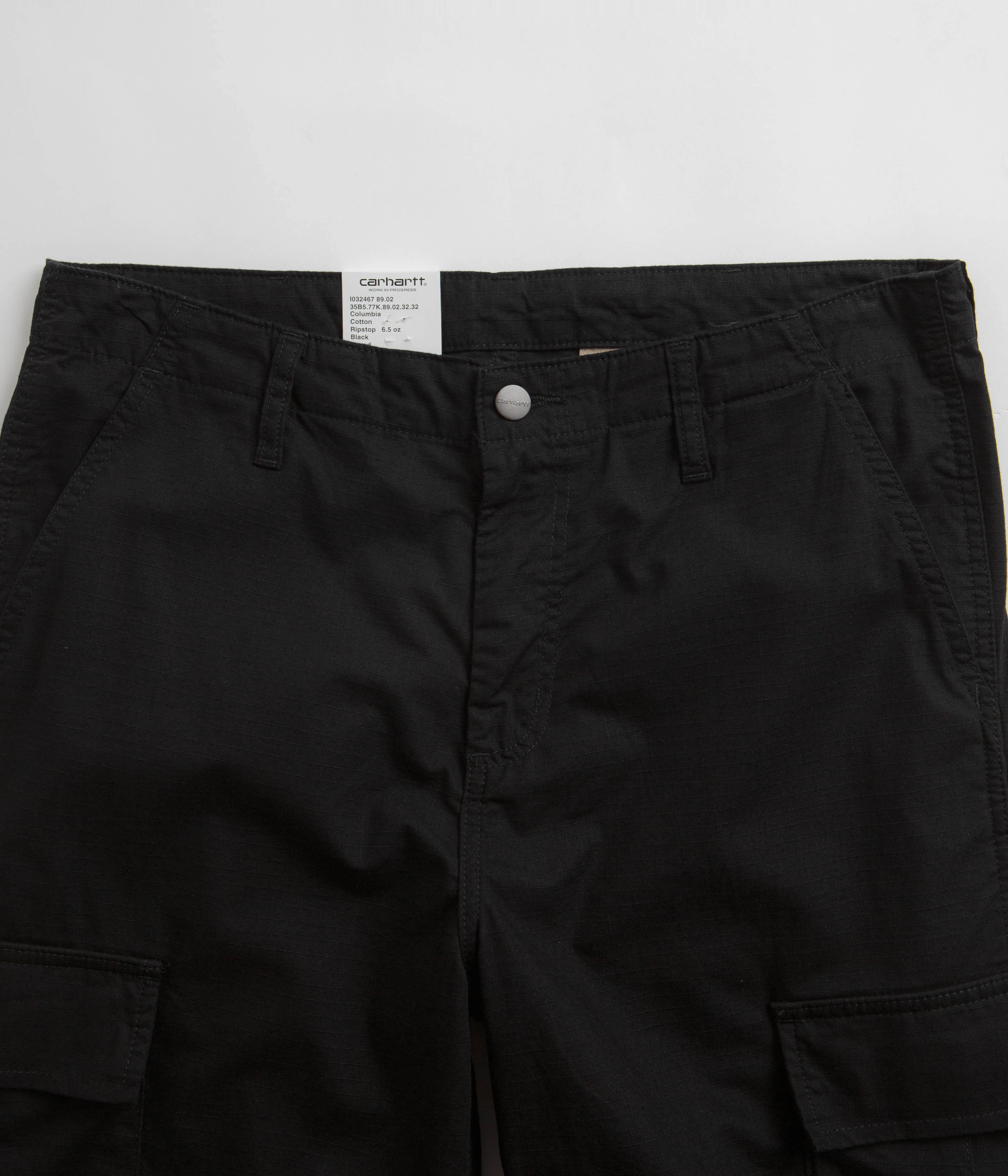 Carhartt Regular Cargo Pants - Black Premium Look FlexibleKneePanels
