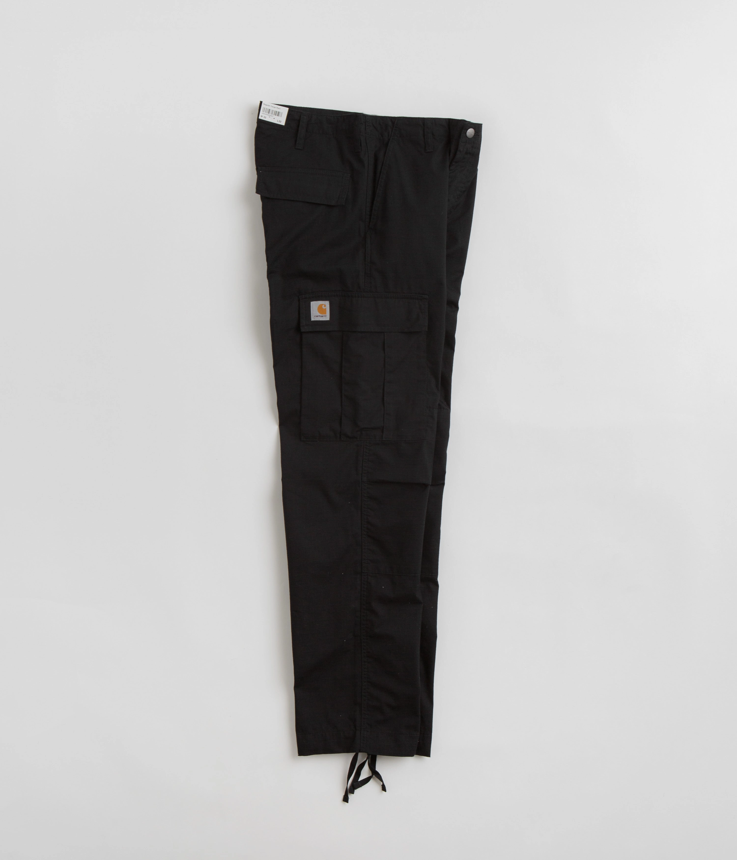 Street Comfort Carhartt Regular Cargo Pants - Black
