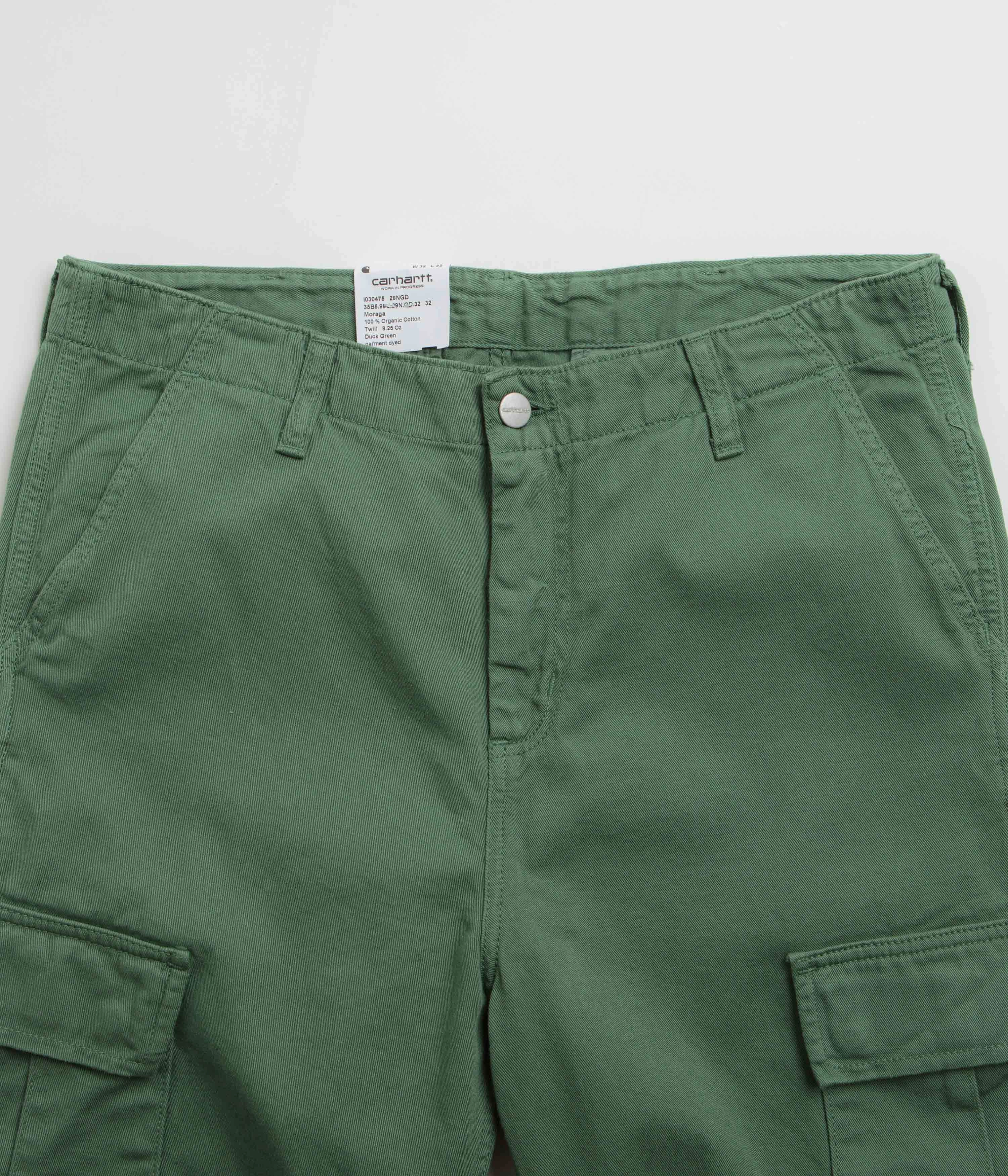 Effortless Look Carhartt Regular Cargo Pants - Duck Green