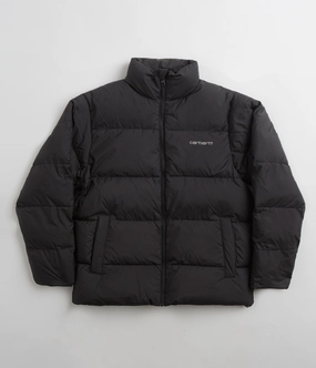Reflective Piping floral Carhartt Springfield Jacket - Black / Blacksmith