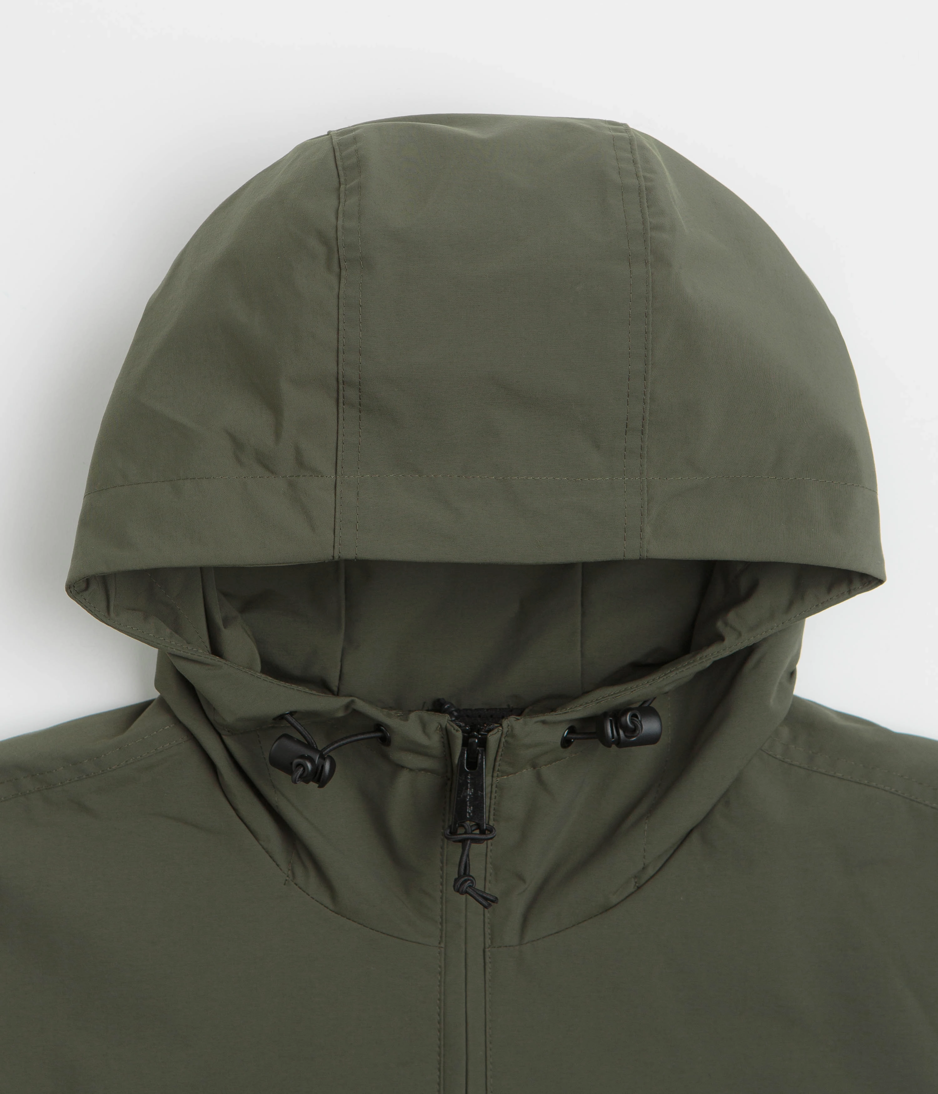 Premium Fit Carhartt Summer Windbreaker Pullover Jacket - Turtle / White