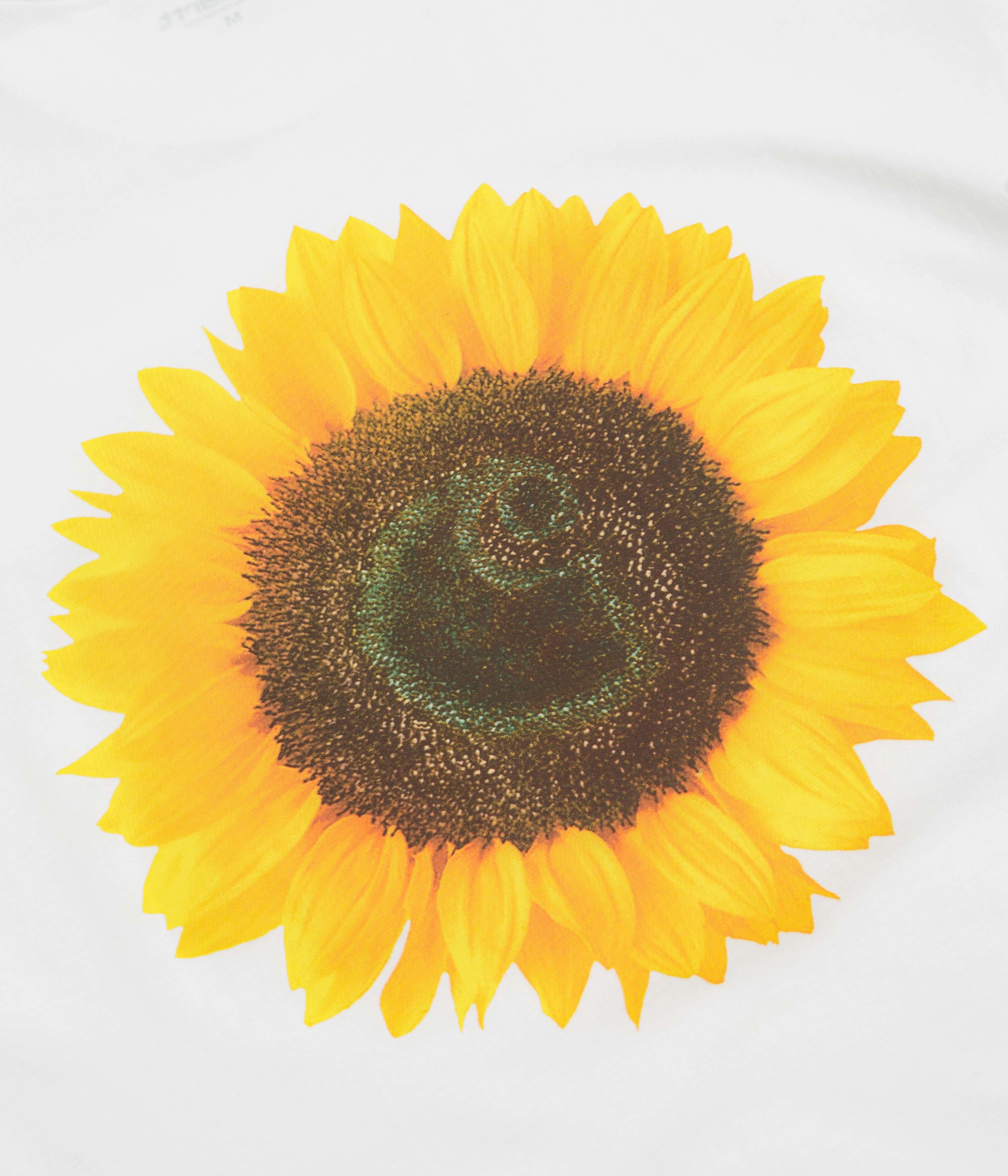 Cozy Comfort Flexible Neckline Carhartt Sunflower T-Shirt - White