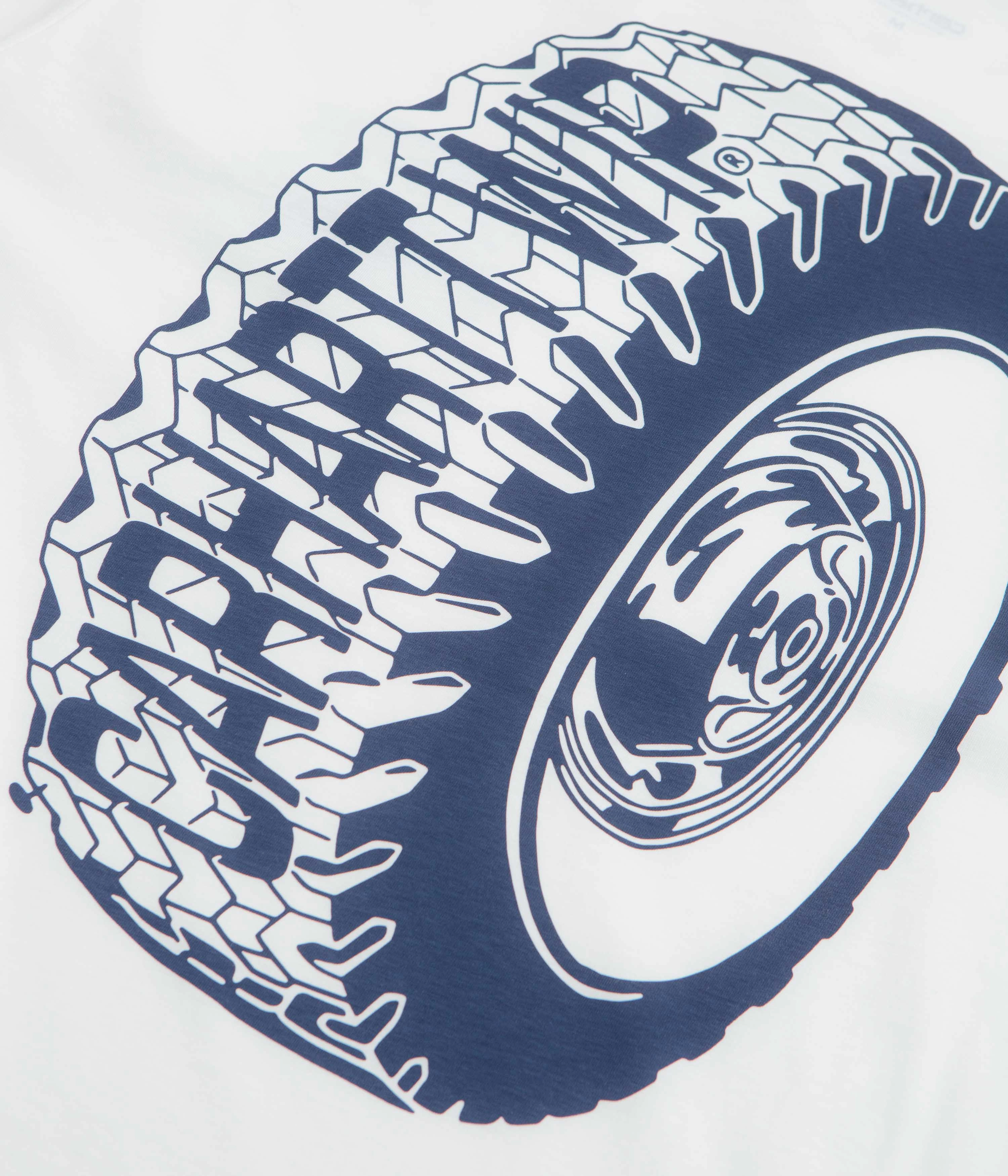 Carhartt Tire T-Shirt - White Chilly Day Wear Sporty Chic