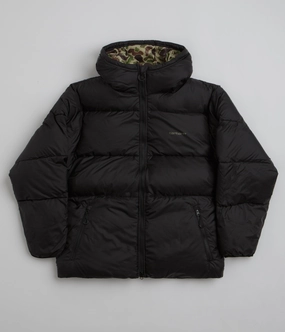Variable Baffle Sizing Carhartt Toronto Jacket - Black / Camo Duck / Green