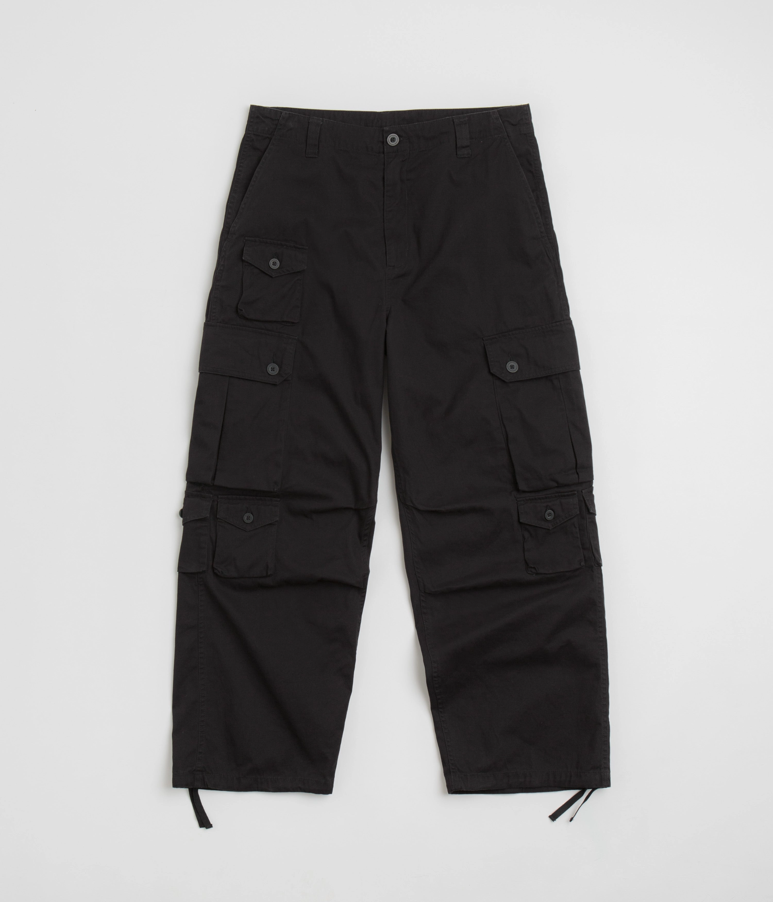 Carhartt Tracker Pants - Black Recycled Polyester Blend Adaptable Fit
