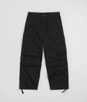 Carhartt Tracker Pants - Black Recycled Polyester Blend Adaptable Fit