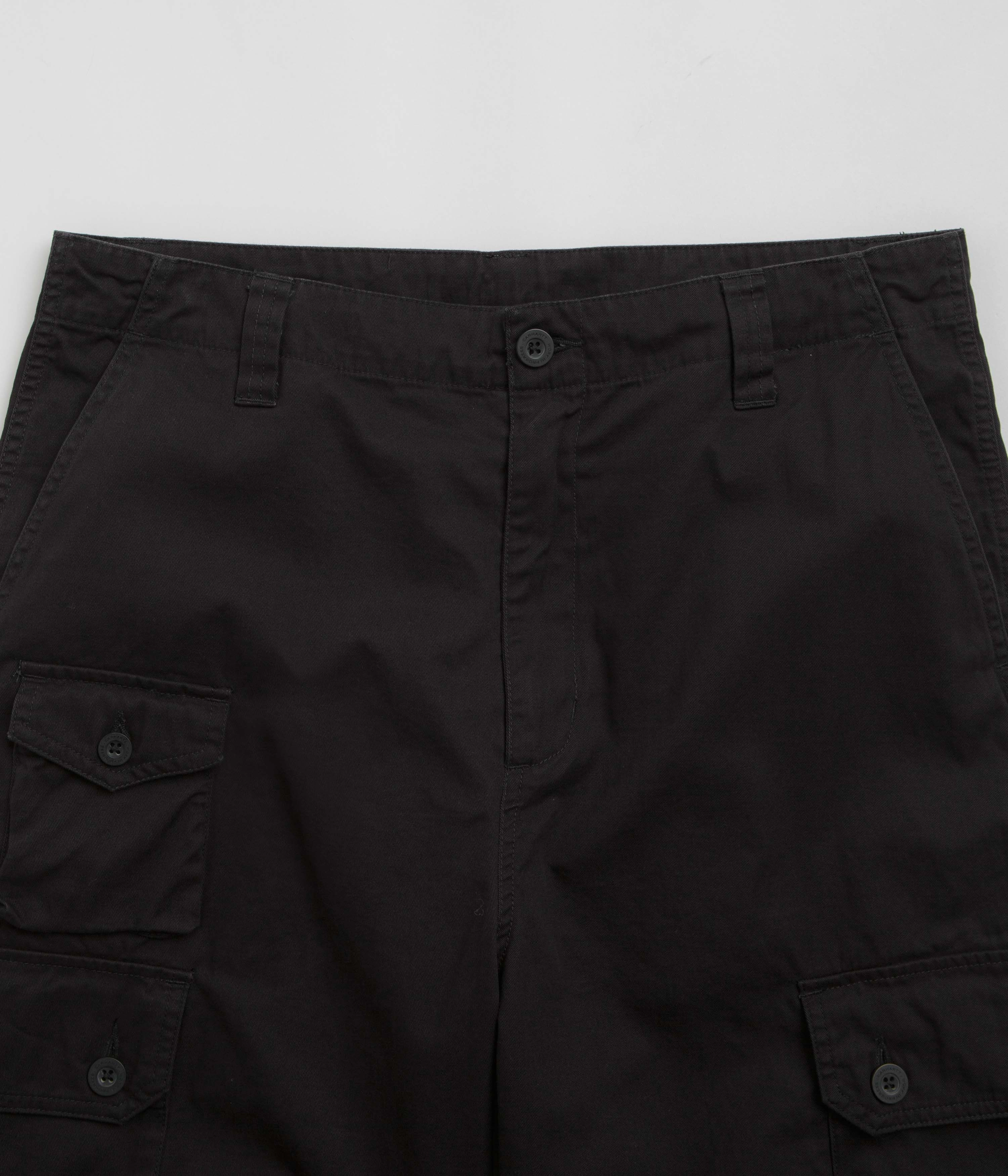 Carhartt Tracker Pants - Black Smooth zipper closure Soft Material