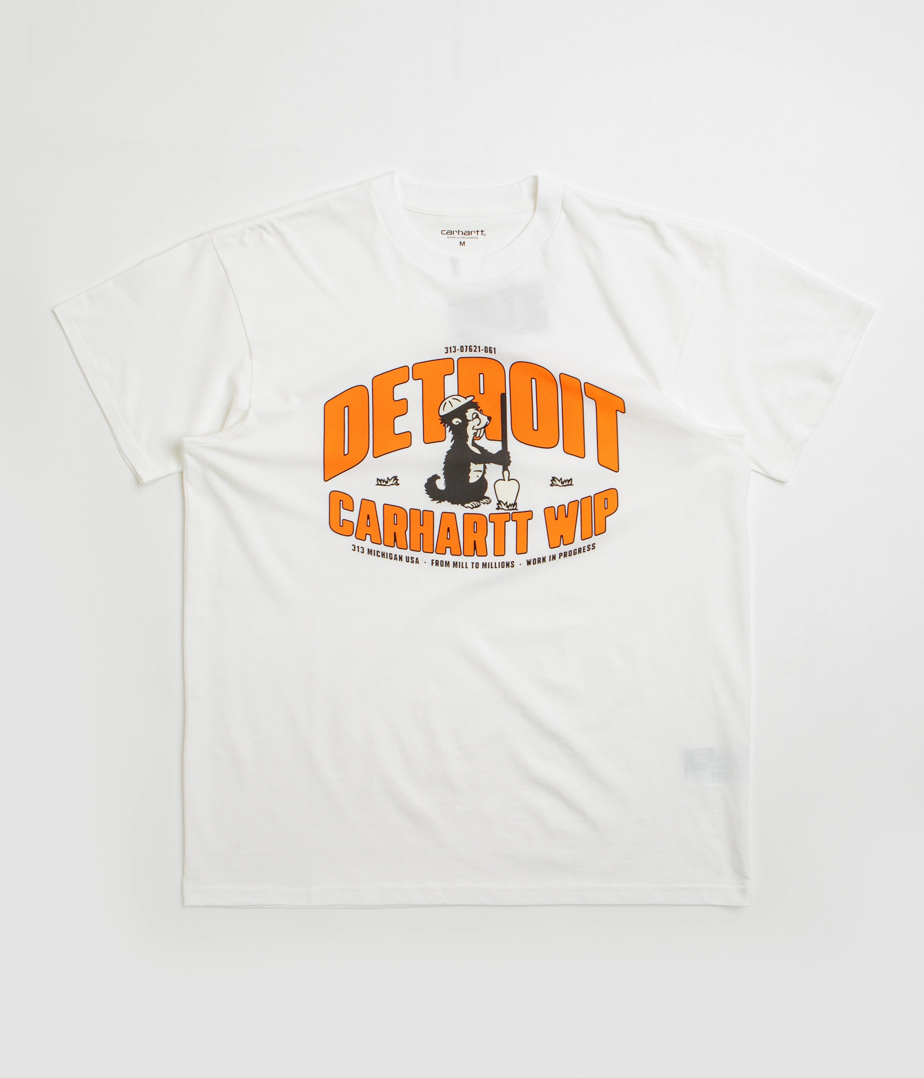 Carhartt Underground T-Shirt - White Solid color purity OversizedSilhouette