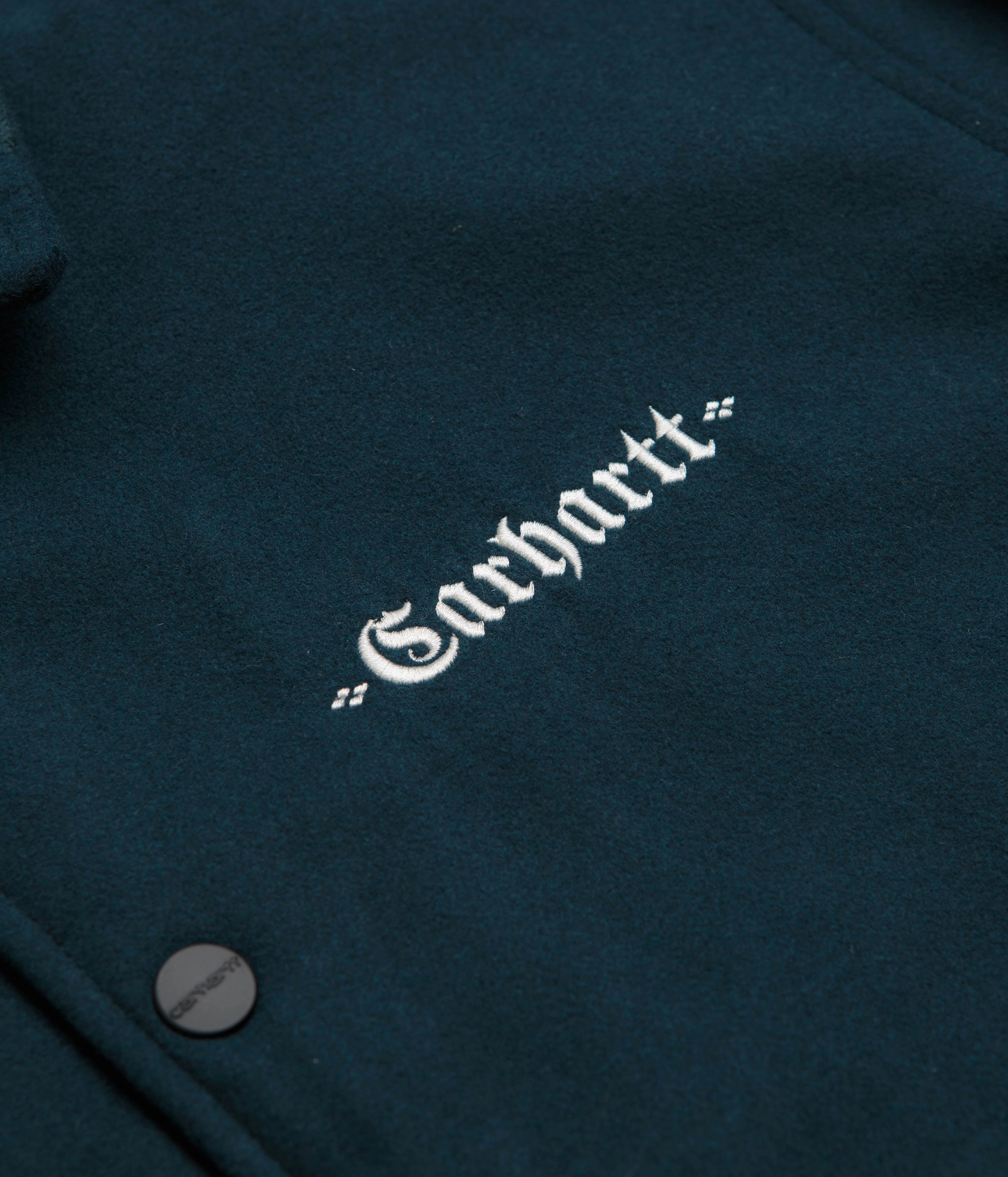 Carhartt Wool Coach Jacket - Deep Lagoon / Wax Office Comfort