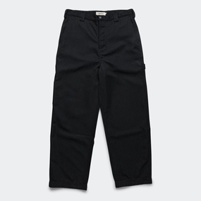 Carpenter Pant - Black Japanese Dyed Jacquard RipstopFabric