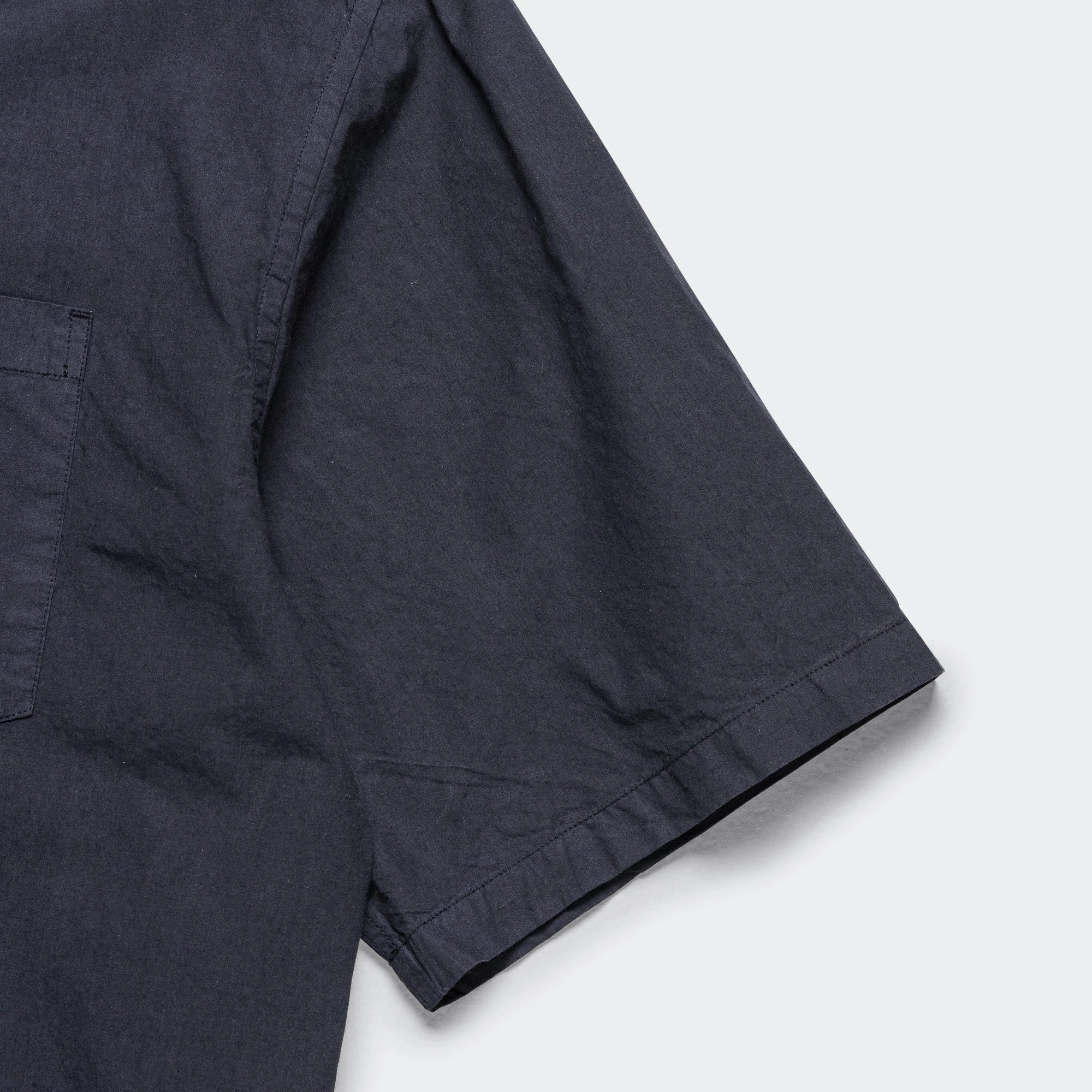 Camping Essential Job Interview Carsten Cotton Tencel Shirt - Dark Navy