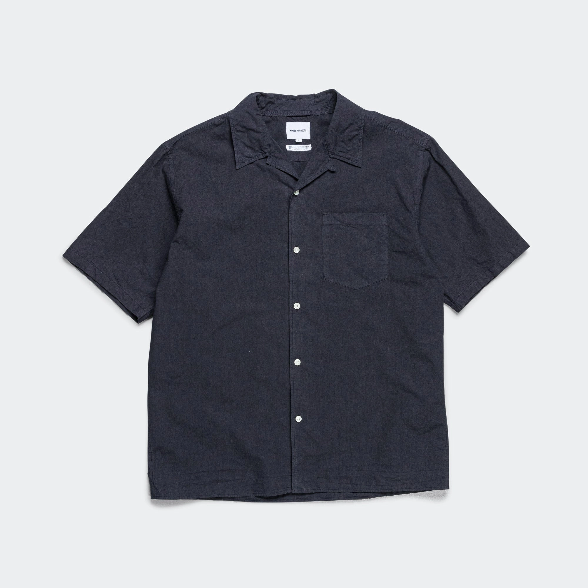 Functional Fashion holiday season Carsten Cotton Tencel Shirt - Dark Navy