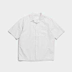 Gym Companion High-End Look Carsten Cotton Tencel Shirt - Marble White