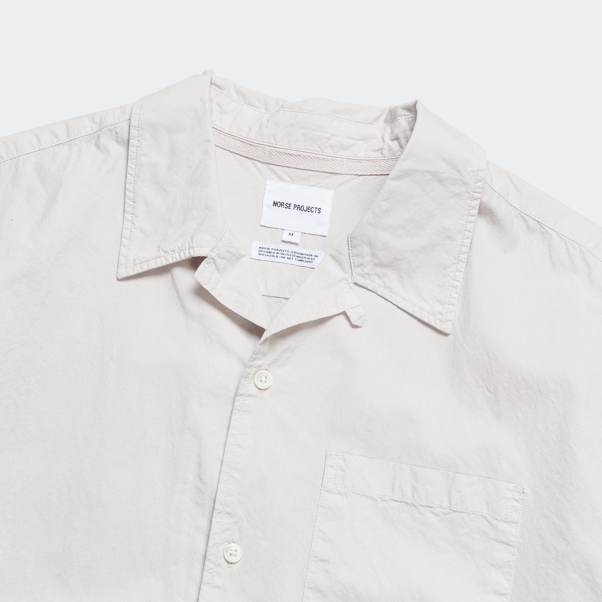 Carsten Cotton Tencel Shirt - Marble White Professional Look