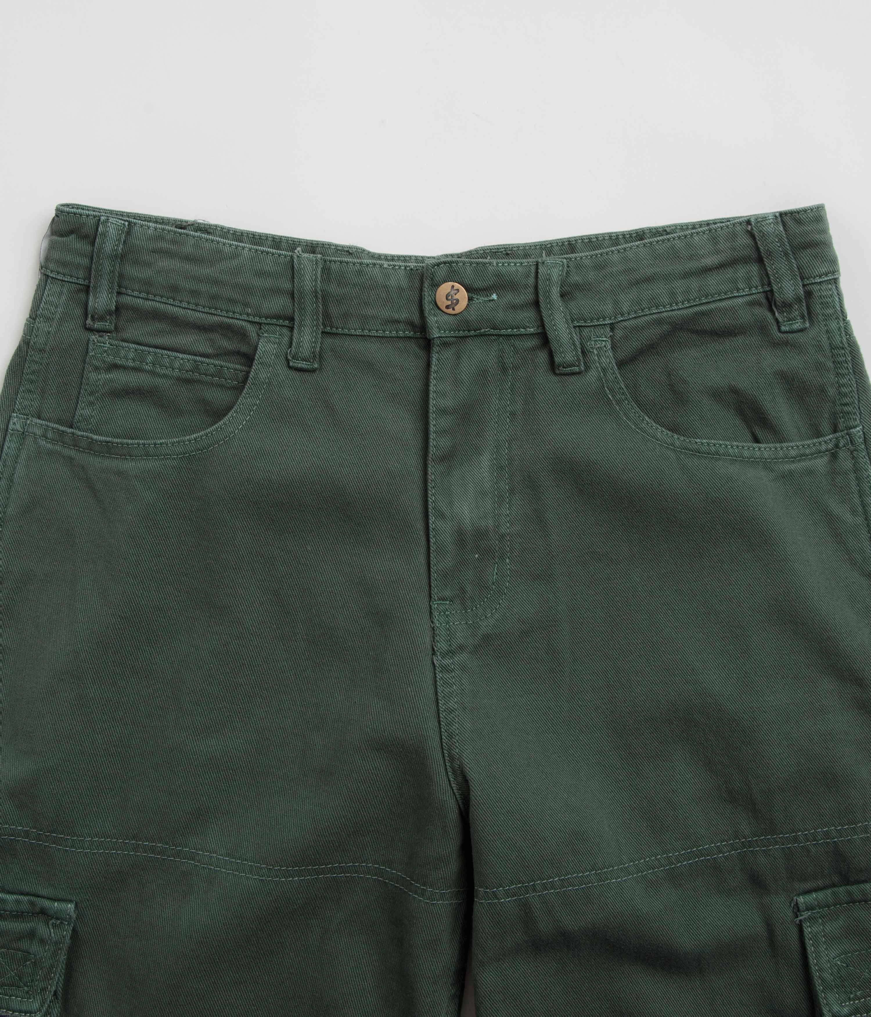 Trend Design Sustainable Beach Day Cash Only Aleka Cargo Jeans - Green