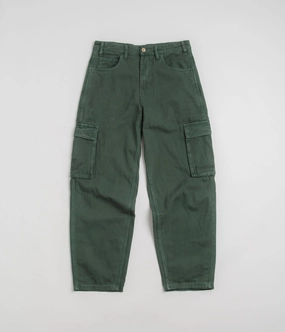 Adjustable Waistband Cash Only Aleka Cargo Jeans - Green