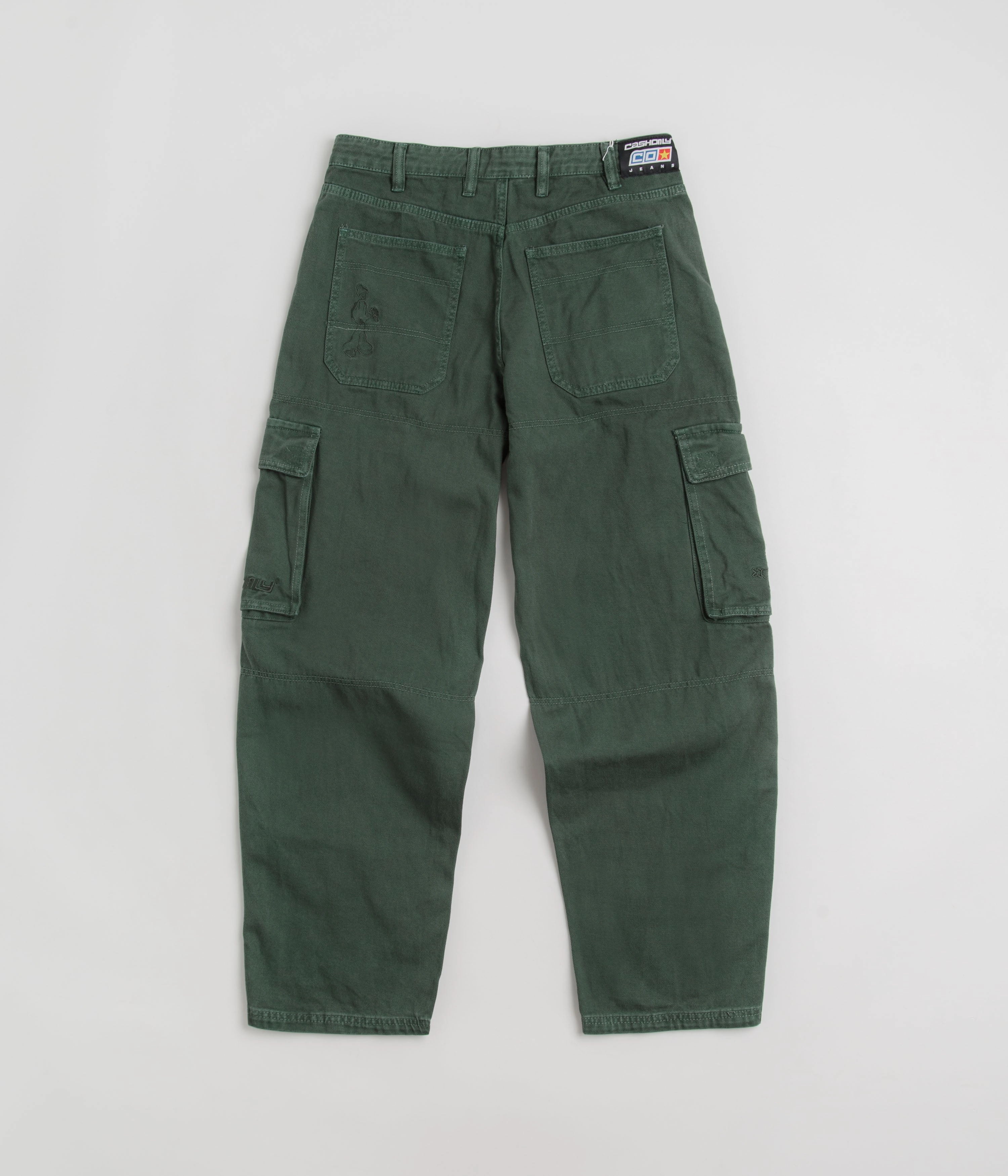 Cash Only Aleka Cargo Jeans - Green Functional Casual All Rounder