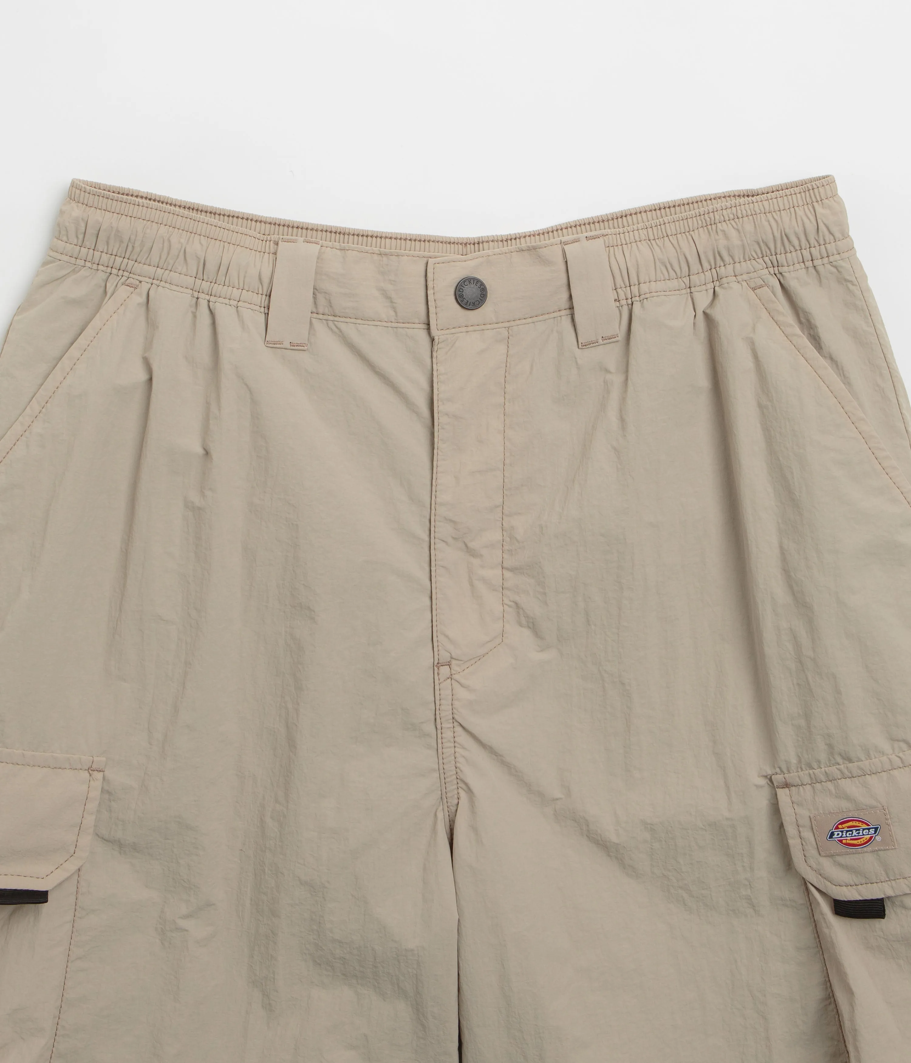 Dickies Jackson Cargo Shorts - Sandstone Adjustable Drawcord
